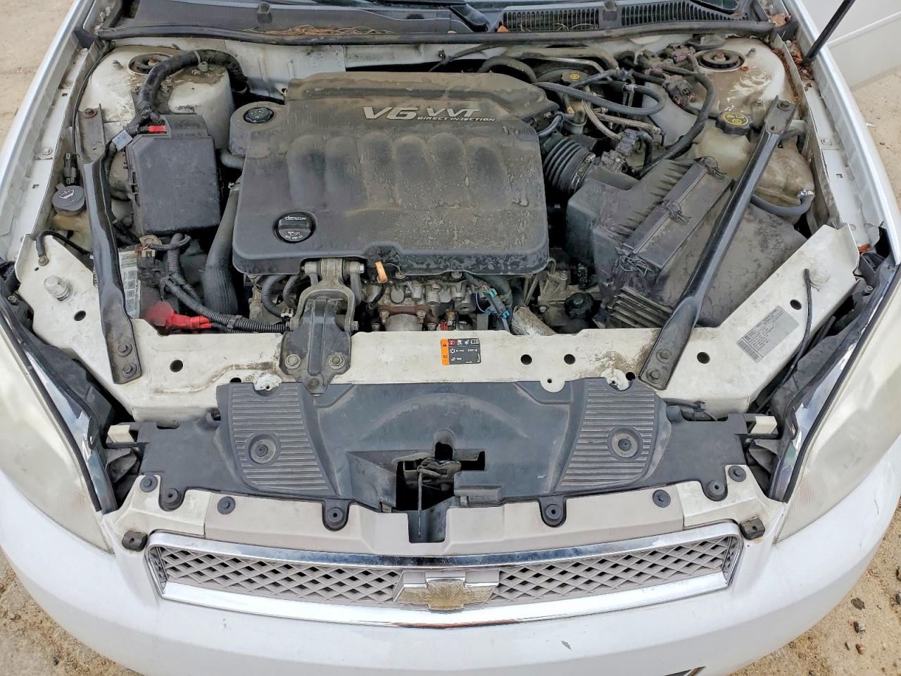 2012 Chevrolet Impala Ls White vin: 2G1WF5E35C1328489