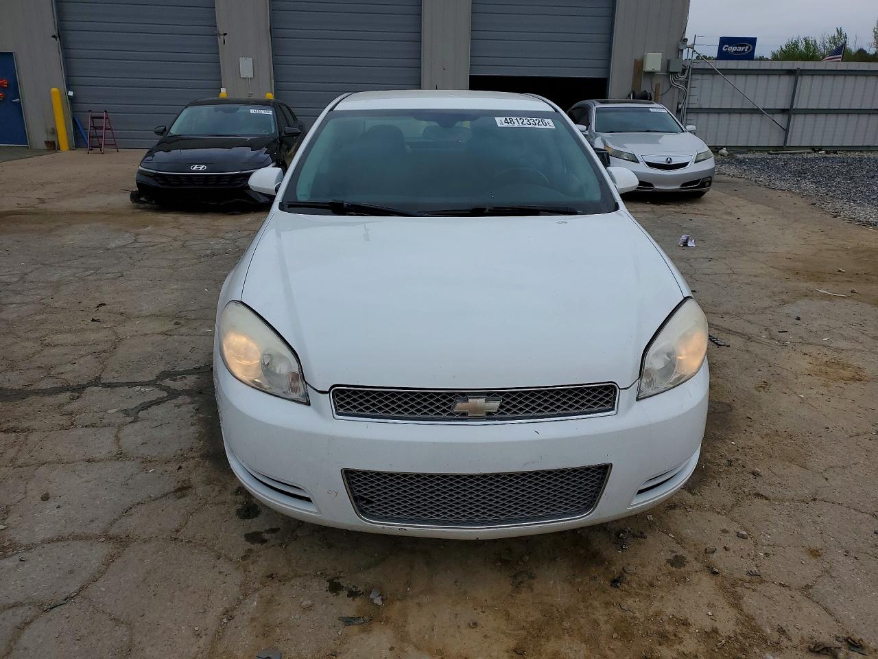 2012 Chevrolet Impala Ls White vin: 2G1WF5E35C1328489