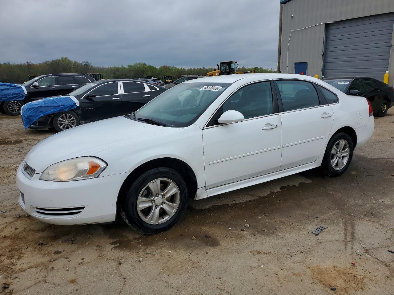 2012 Chevrolet Impala Ls White vin: 2G1WF5E35C1328489