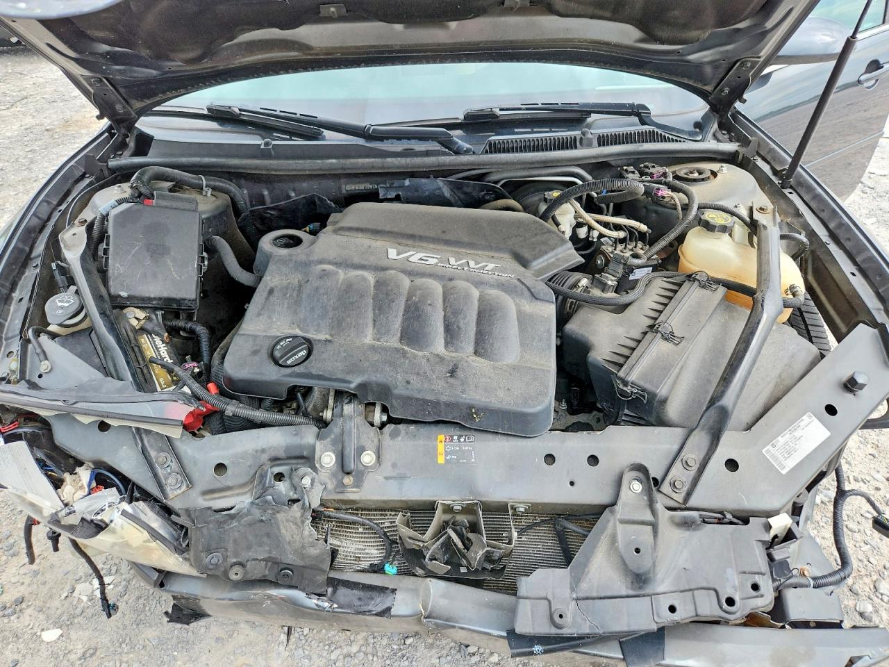 2013 Chevrolet Impala Ls Charcoal vin: 2G1WF5E35D1109517