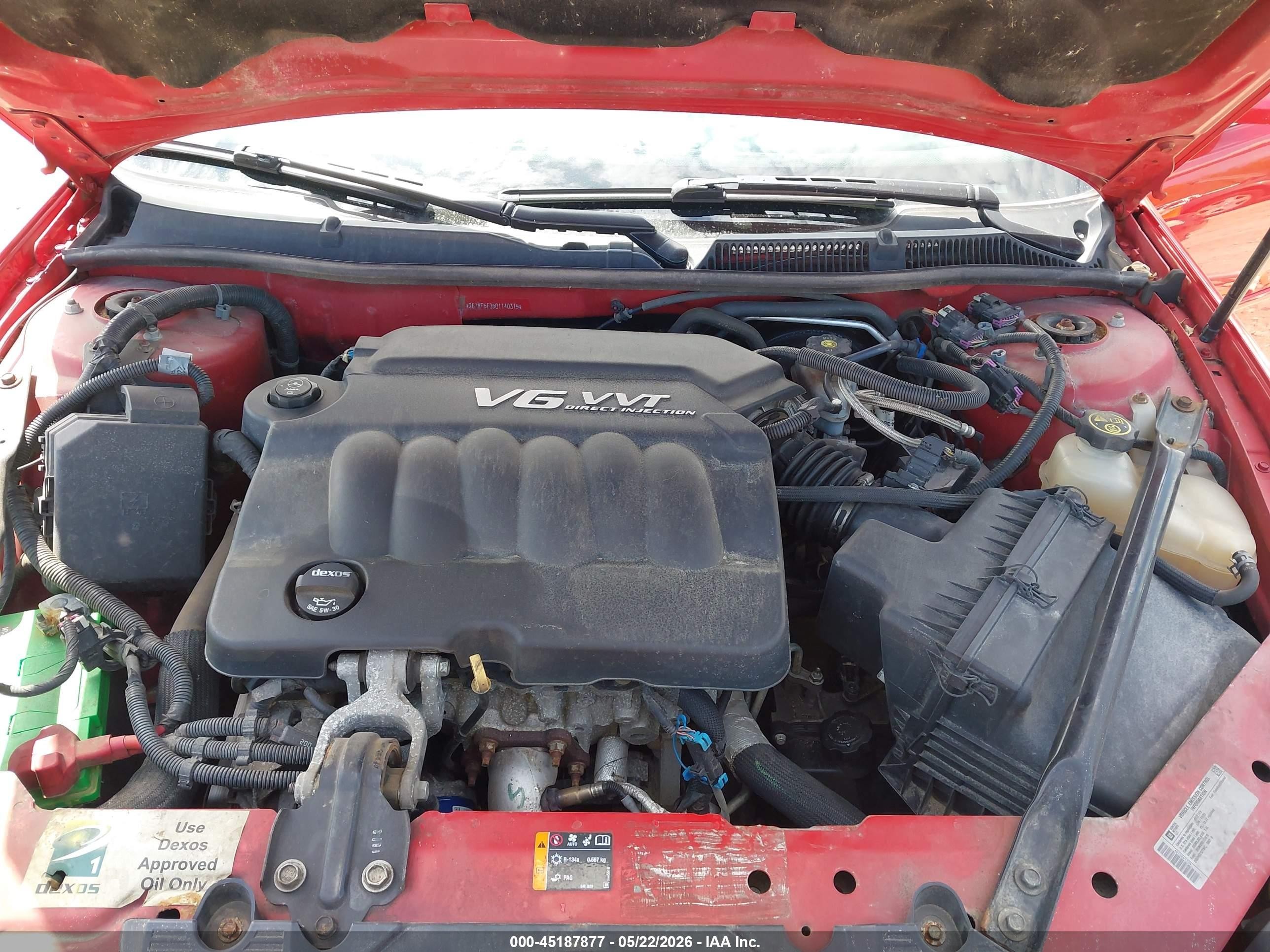 2013 Chevrolet Impala Ls Red vin: 2G1WF5E35D1140315