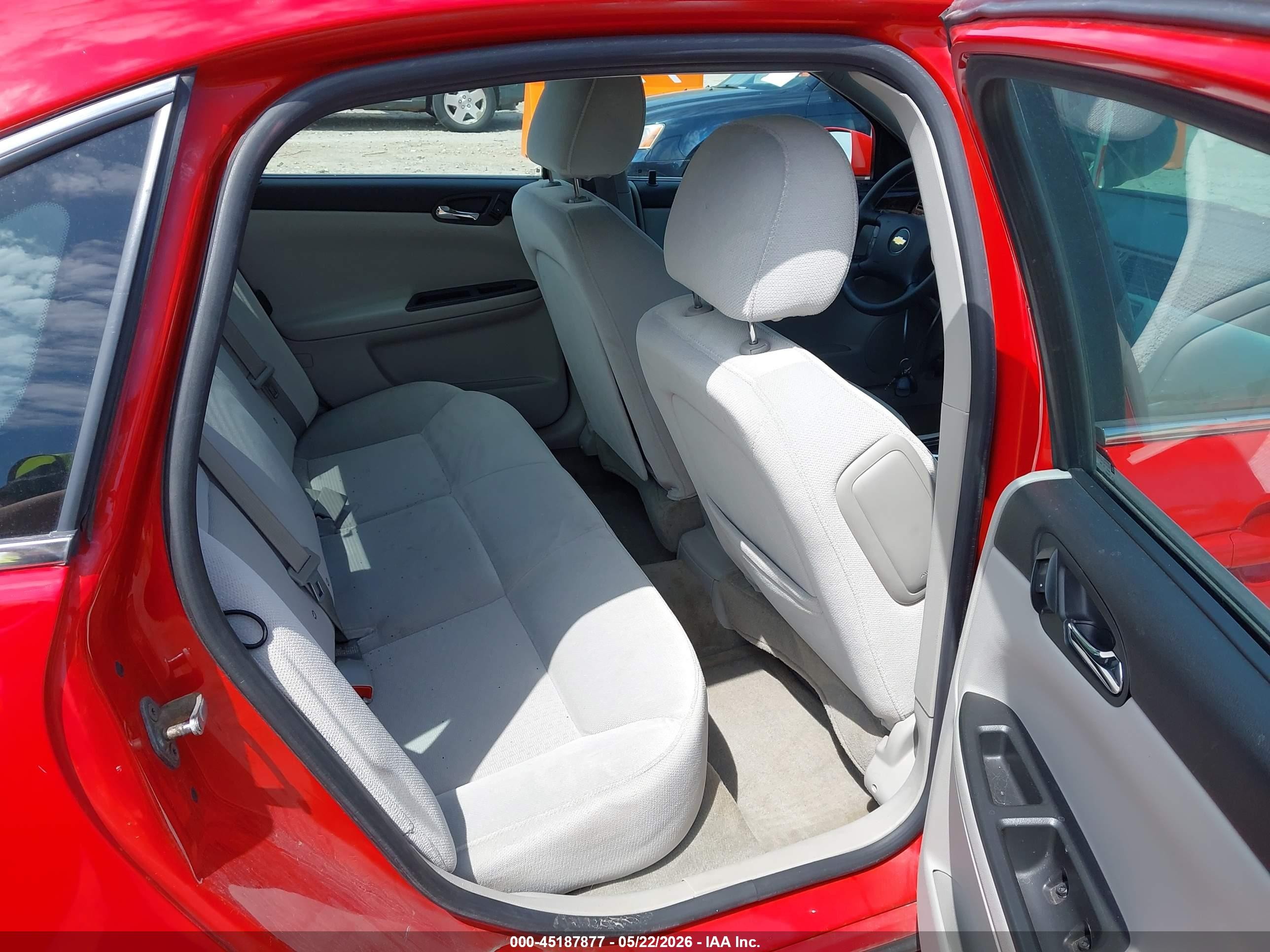 2013 Chevrolet Impala Ls Red vin: 2G1WF5E35D1140315
