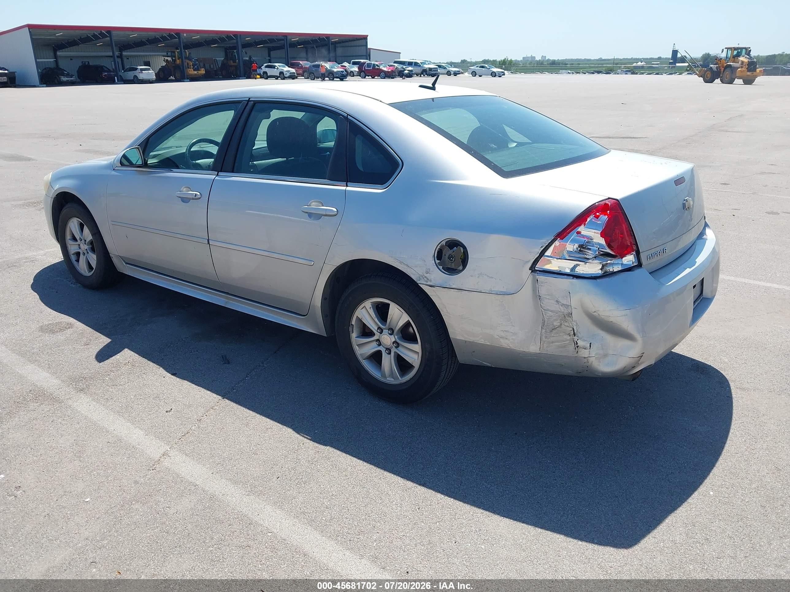 2013 Chevrolet Impala Ls Silver vin: 2G1WF5E35D1142548