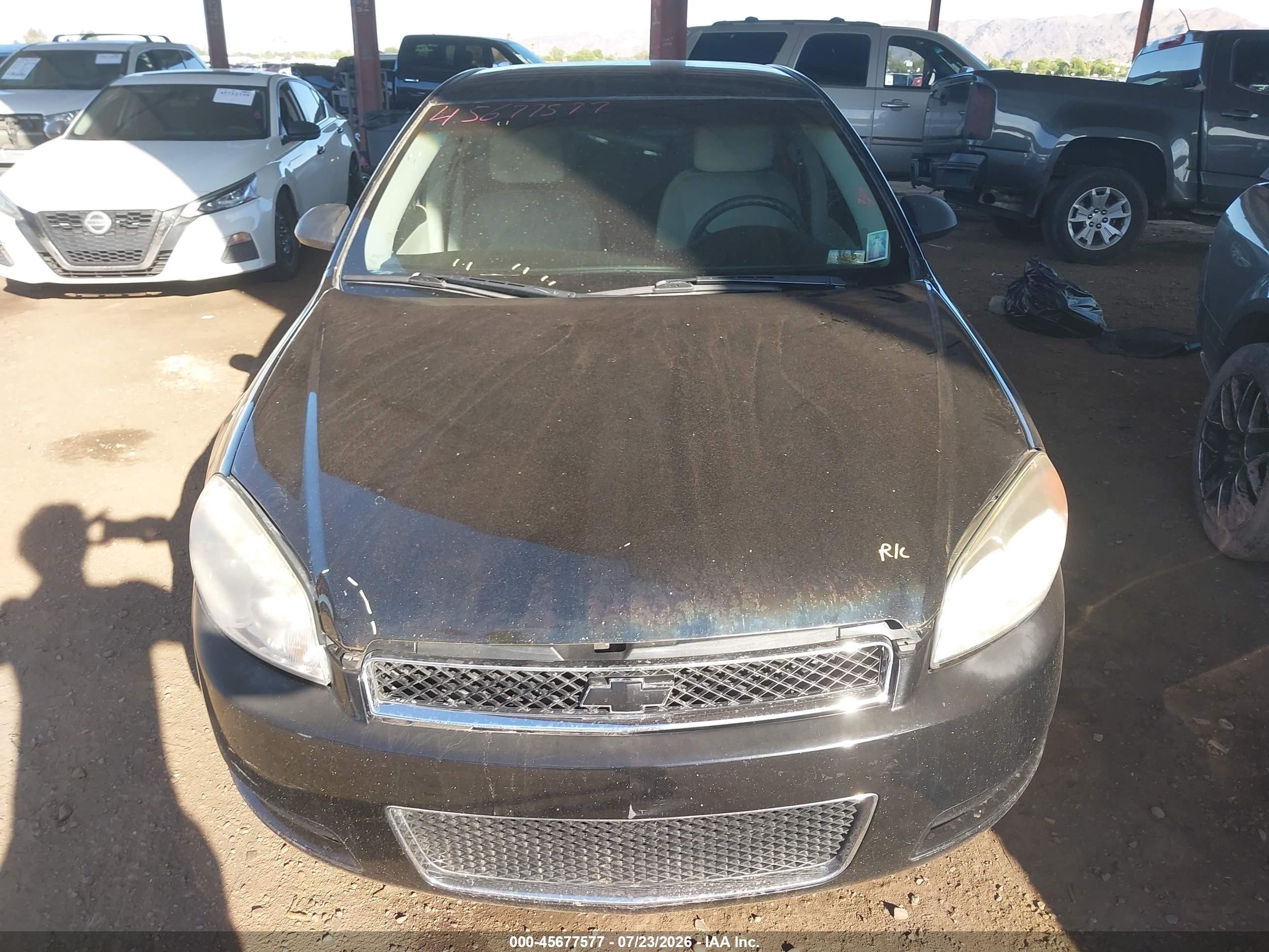2012 Chevrolet Impala Ls Черный vin: 2G1WF5E36C1150771