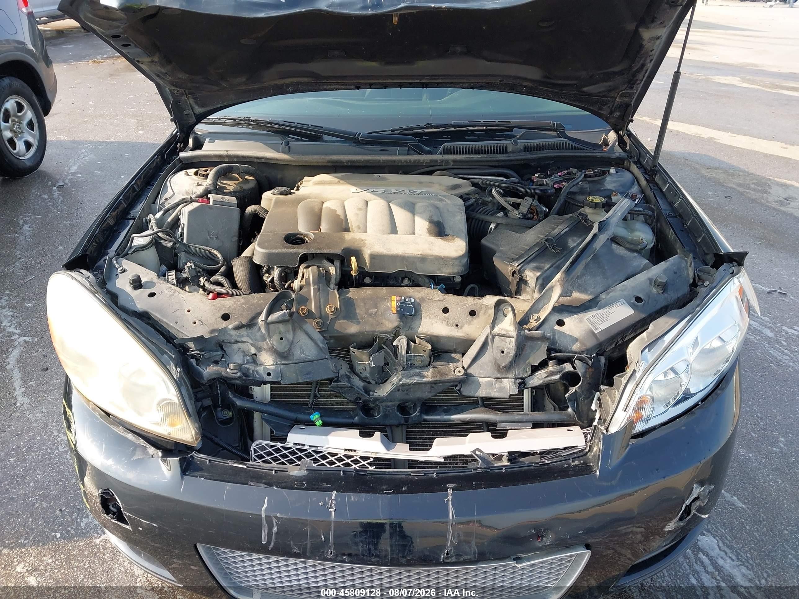 2012 Chevrolet Impala Ls Black vin: 2G1WF5E36C1278380
