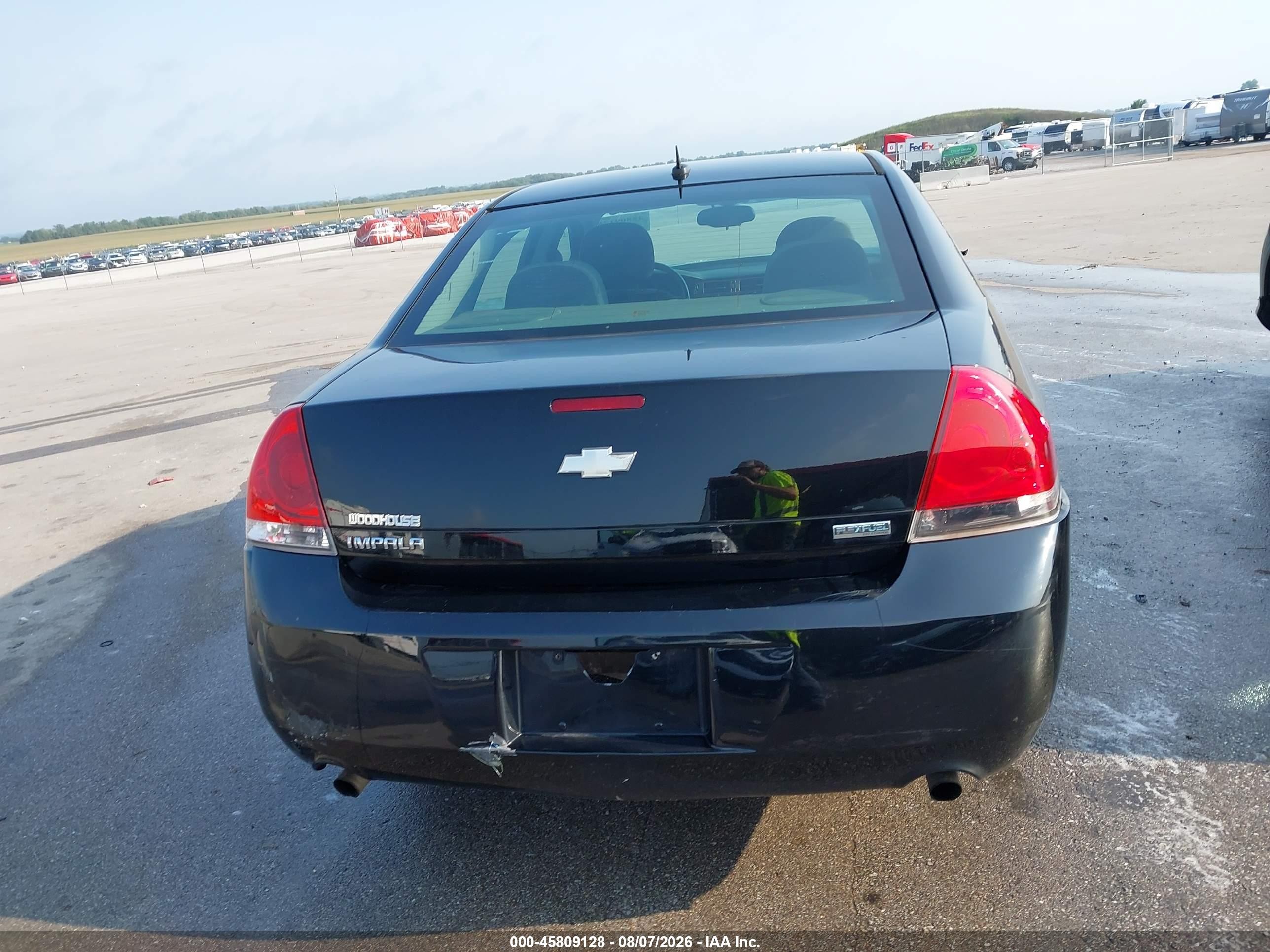 2012 Chevrolet Impala Ls Black vin: 2G1WF5E36C1278380