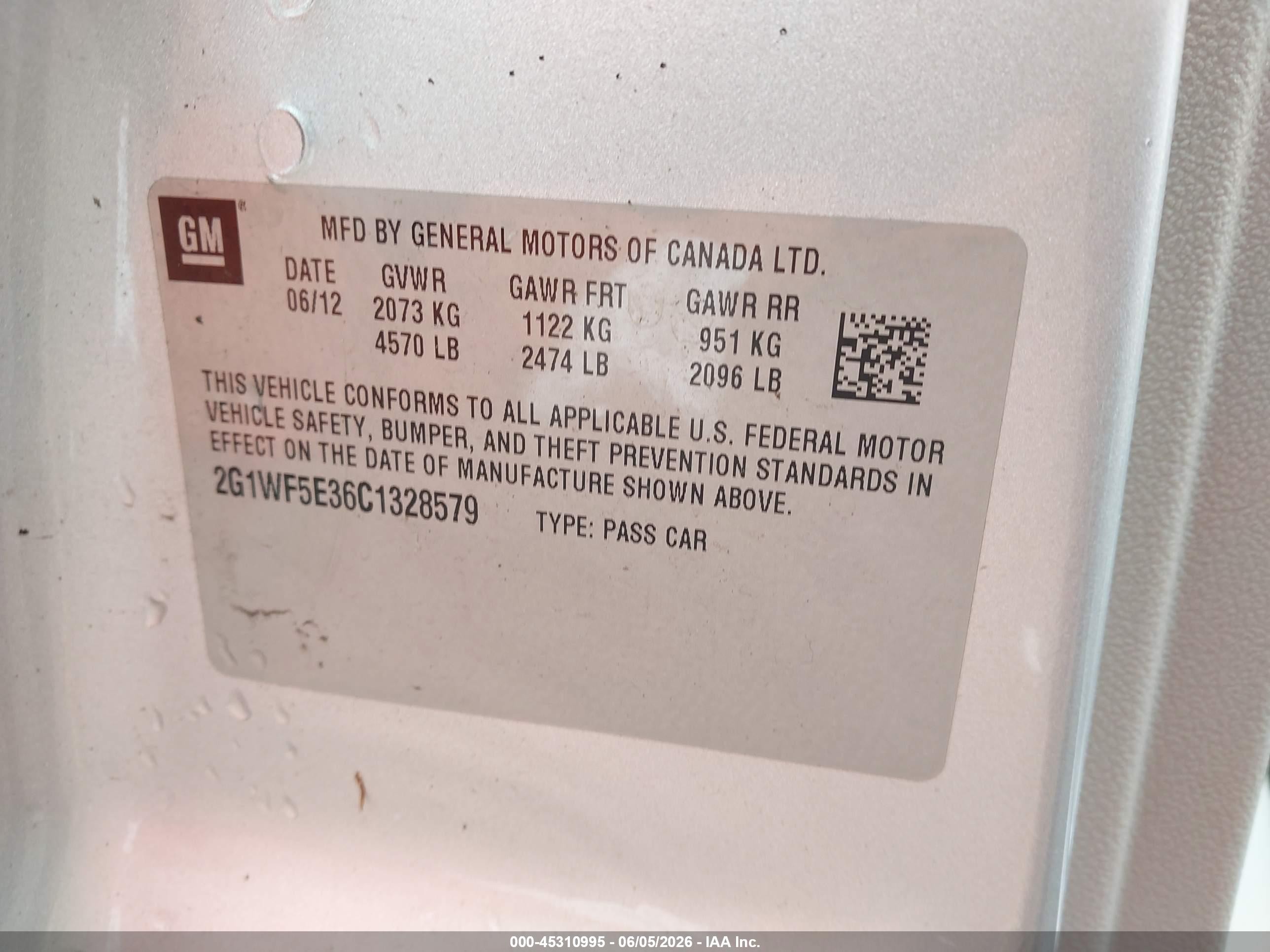 2012 Chevrolet Impala Ls Silver vin: 2G1WF5E36C1328579