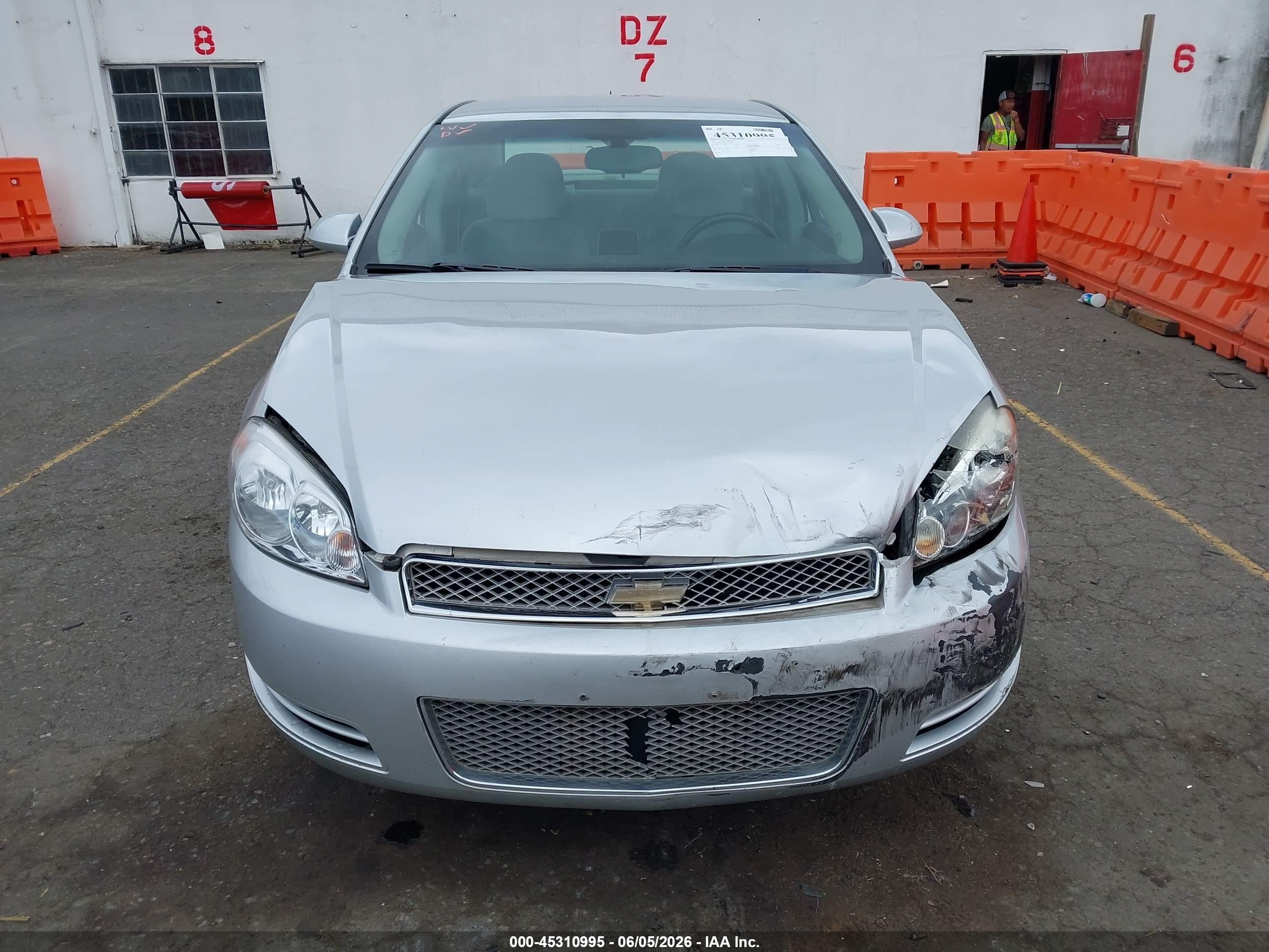 2012 Chevrolet Impala Ls Silver vin: 2G1WF5E36C1328579