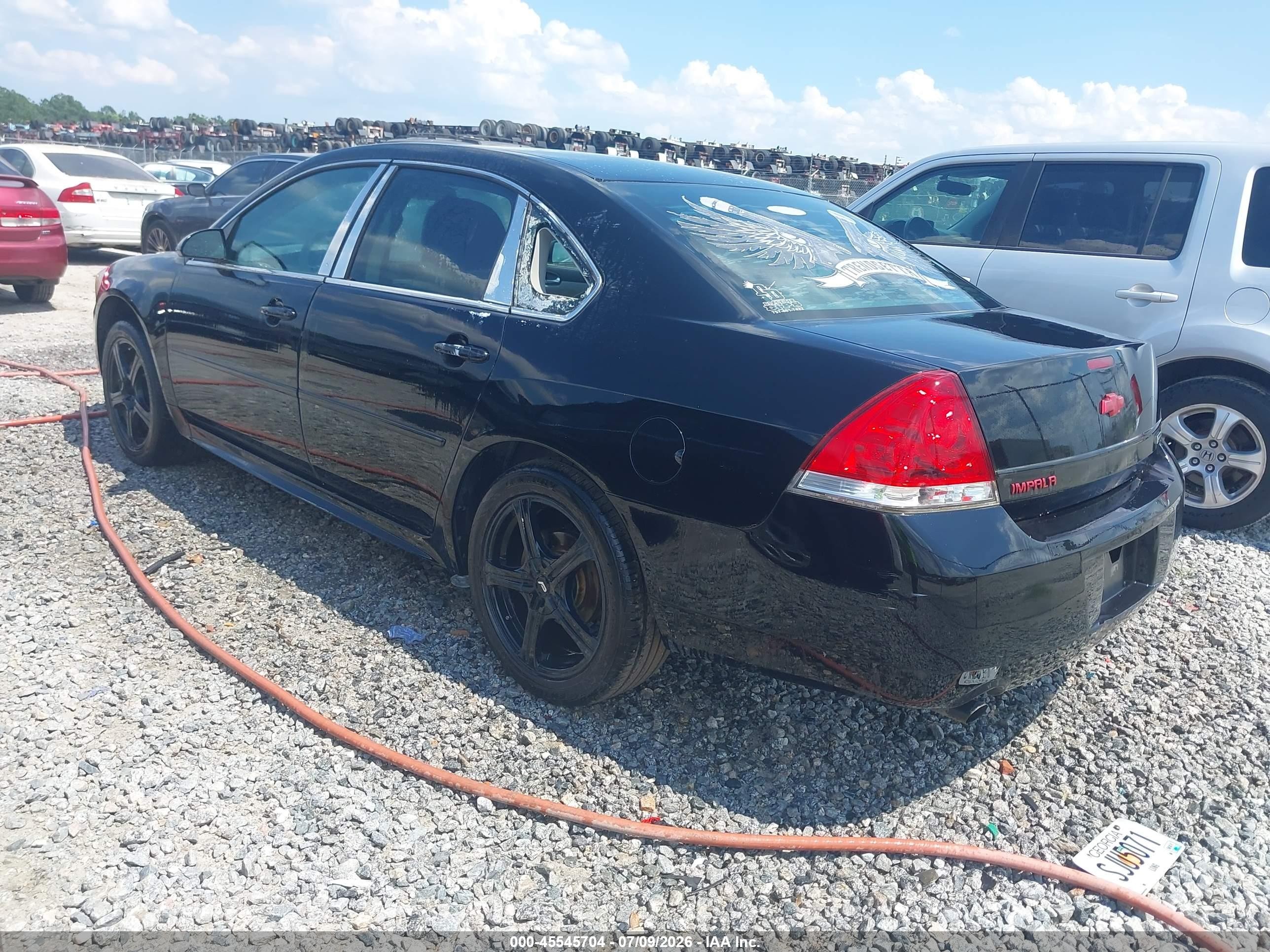 2013 Chevrolet Impala Ls Black vin: 2G1WF5E36D1175610