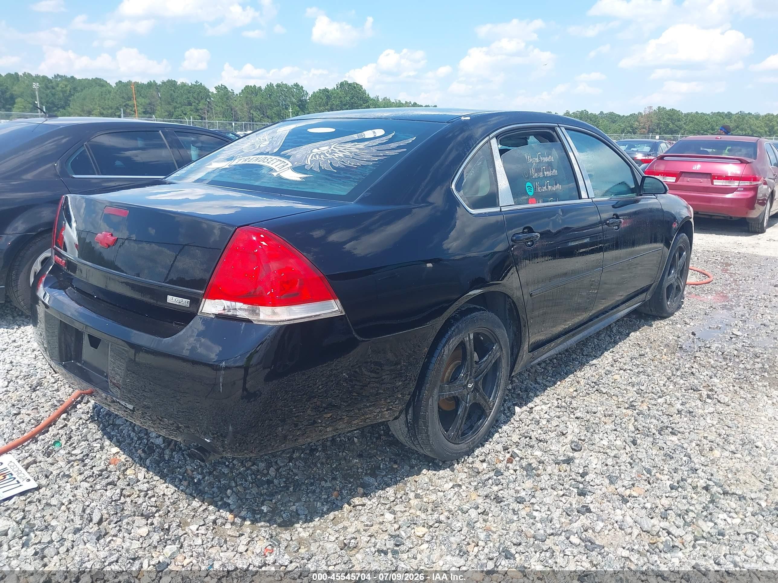 2013 Chevrolet Impala Ls Black vin: 2G1WF5E36D1175610