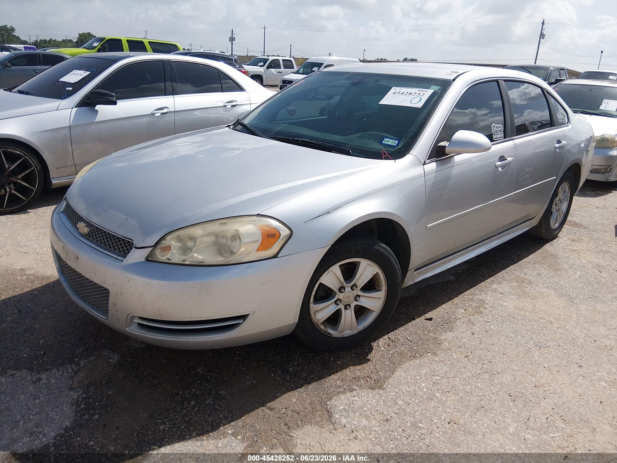 2013 Chevrolet Impala Ls Silver vin: 2G1WF5E36D1223235