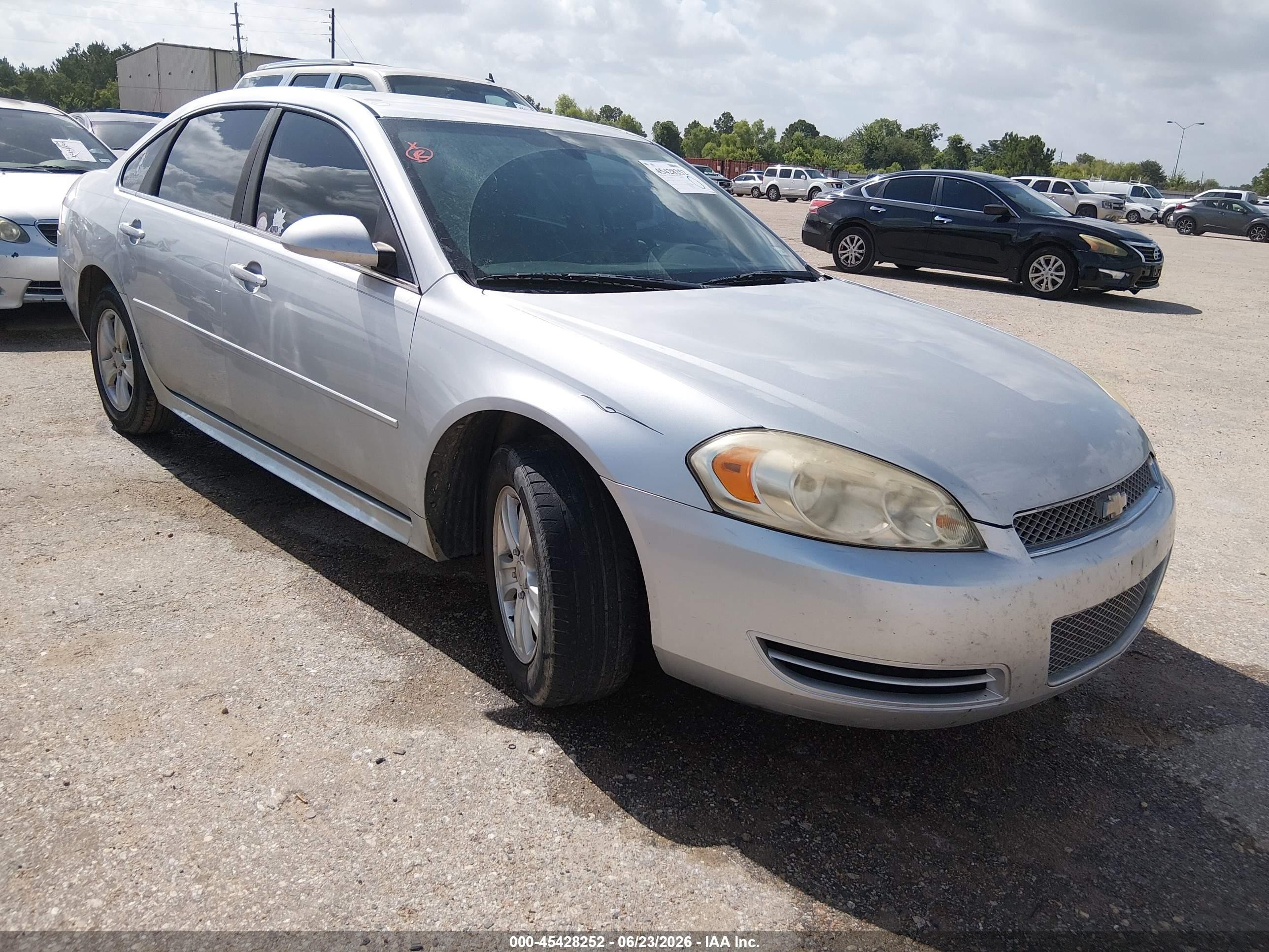 2013 Chevrolet Impala Ls Silver vin: 2G1WF5E36D1223235