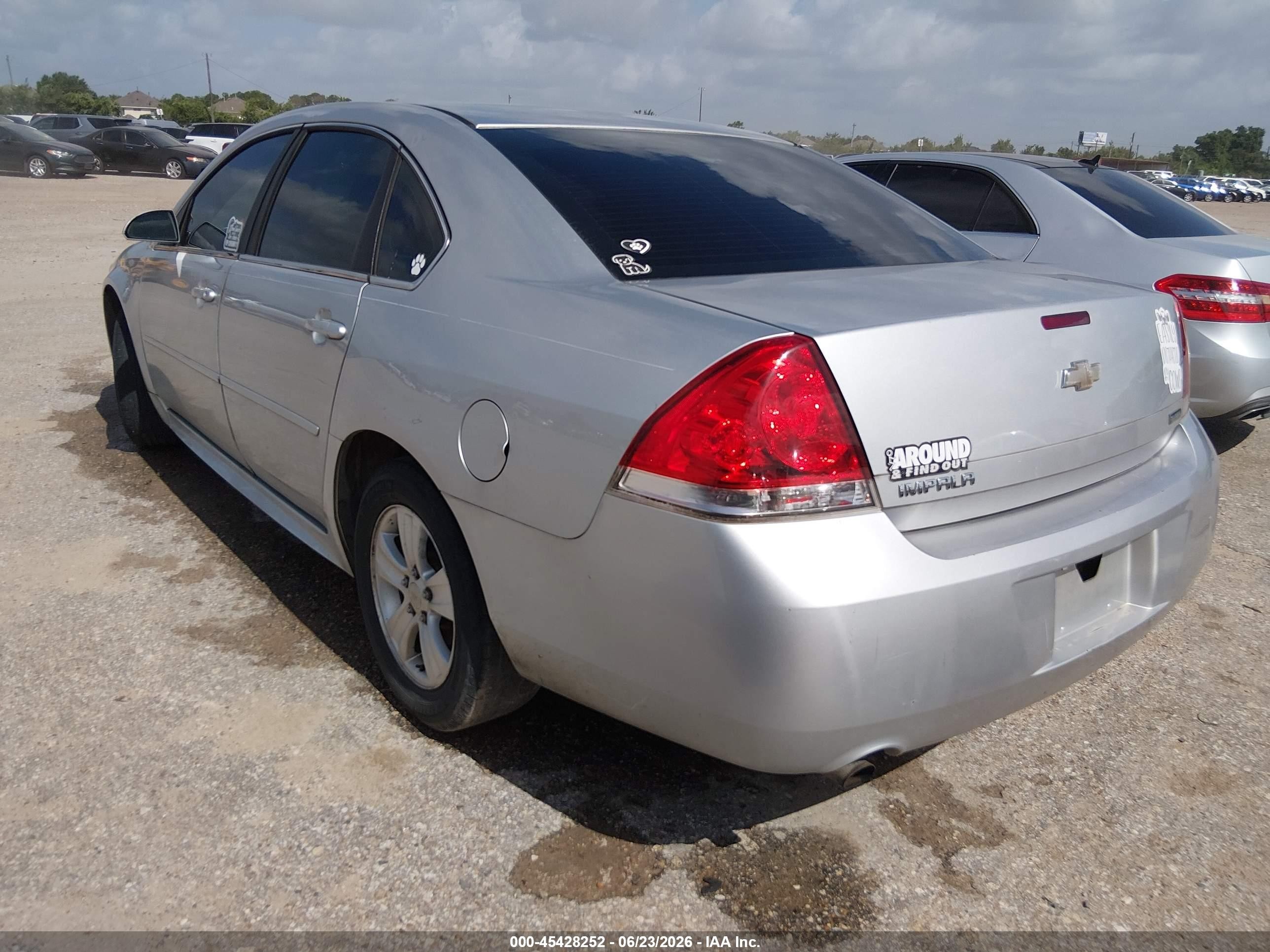2013 Chevrolet Impala Ls Silver vin: 2G1WF5E36D1223235
