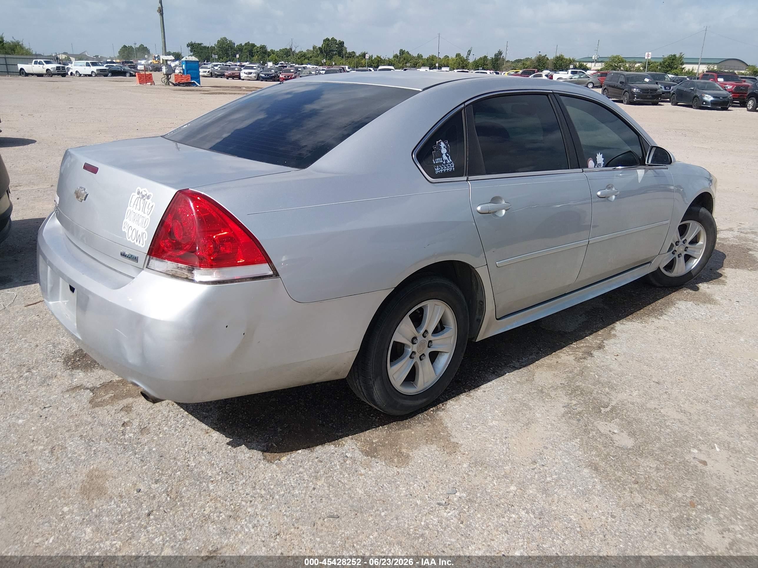 2013 Chevrolet Impala Ls Silver vin: 2G1WF5E36D1223235