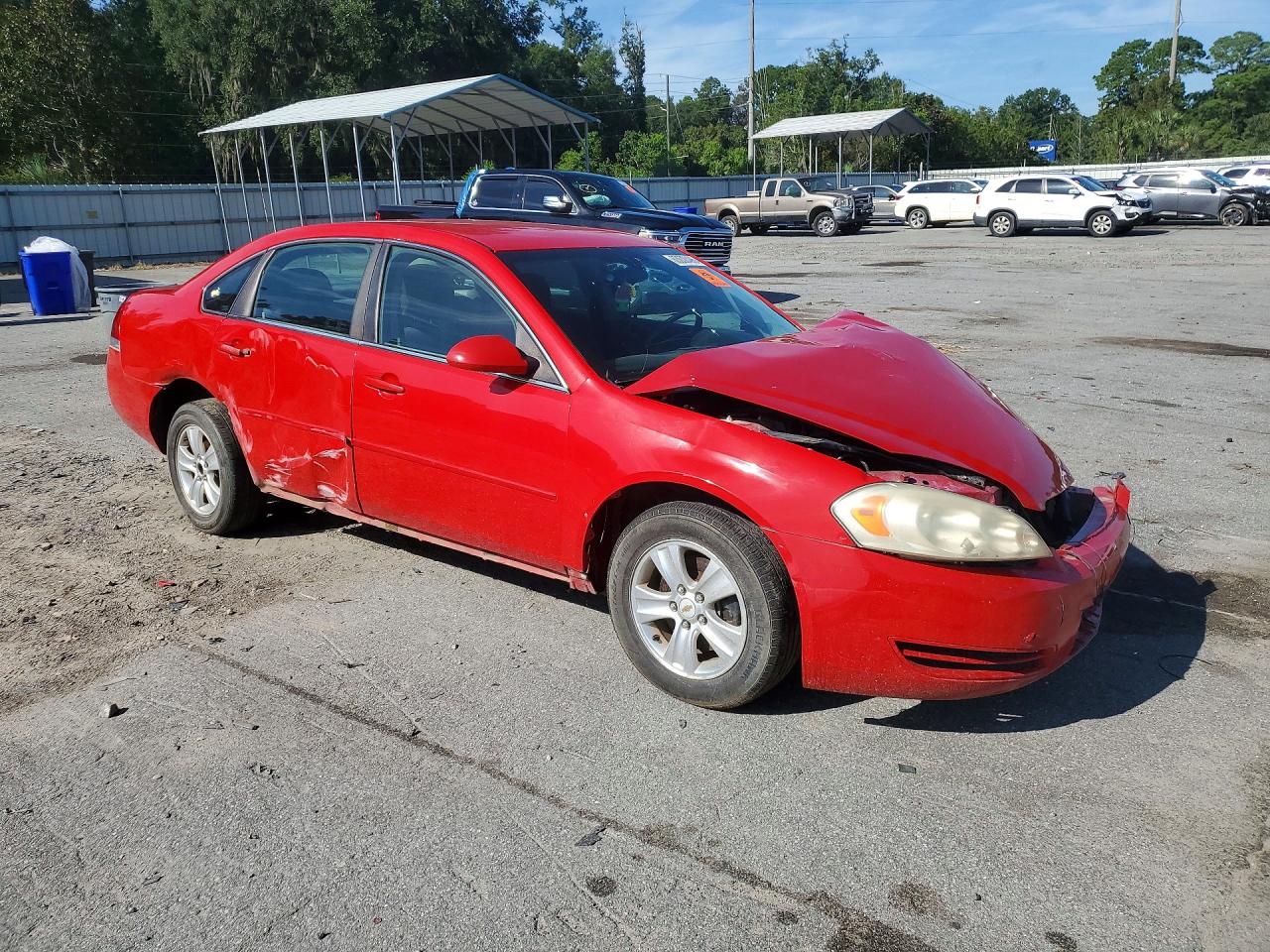 2013 Chevrolet Impala Ls Red vin: 2G1WF5E36D1239936