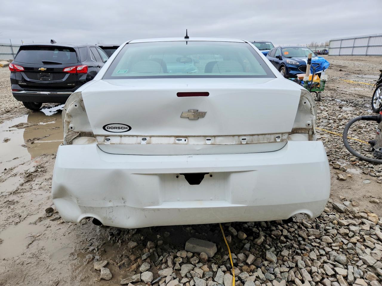 2013 Chevrolet Impala Ls White vin: 2G1WF5E36D1244845