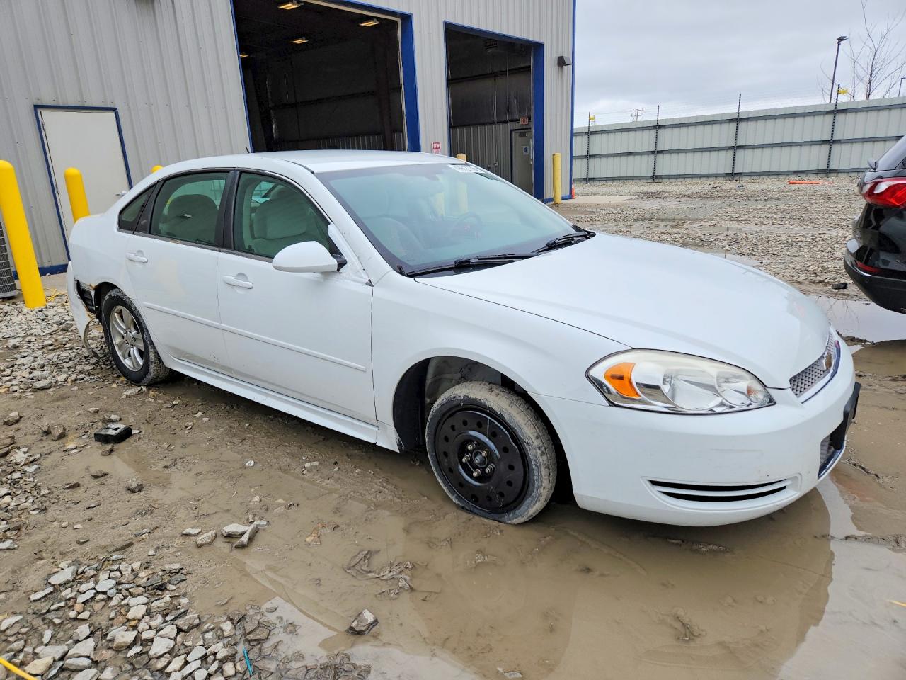 2013 Chevrolet Impala Ls White vin: 2G1WF5E36D1244845