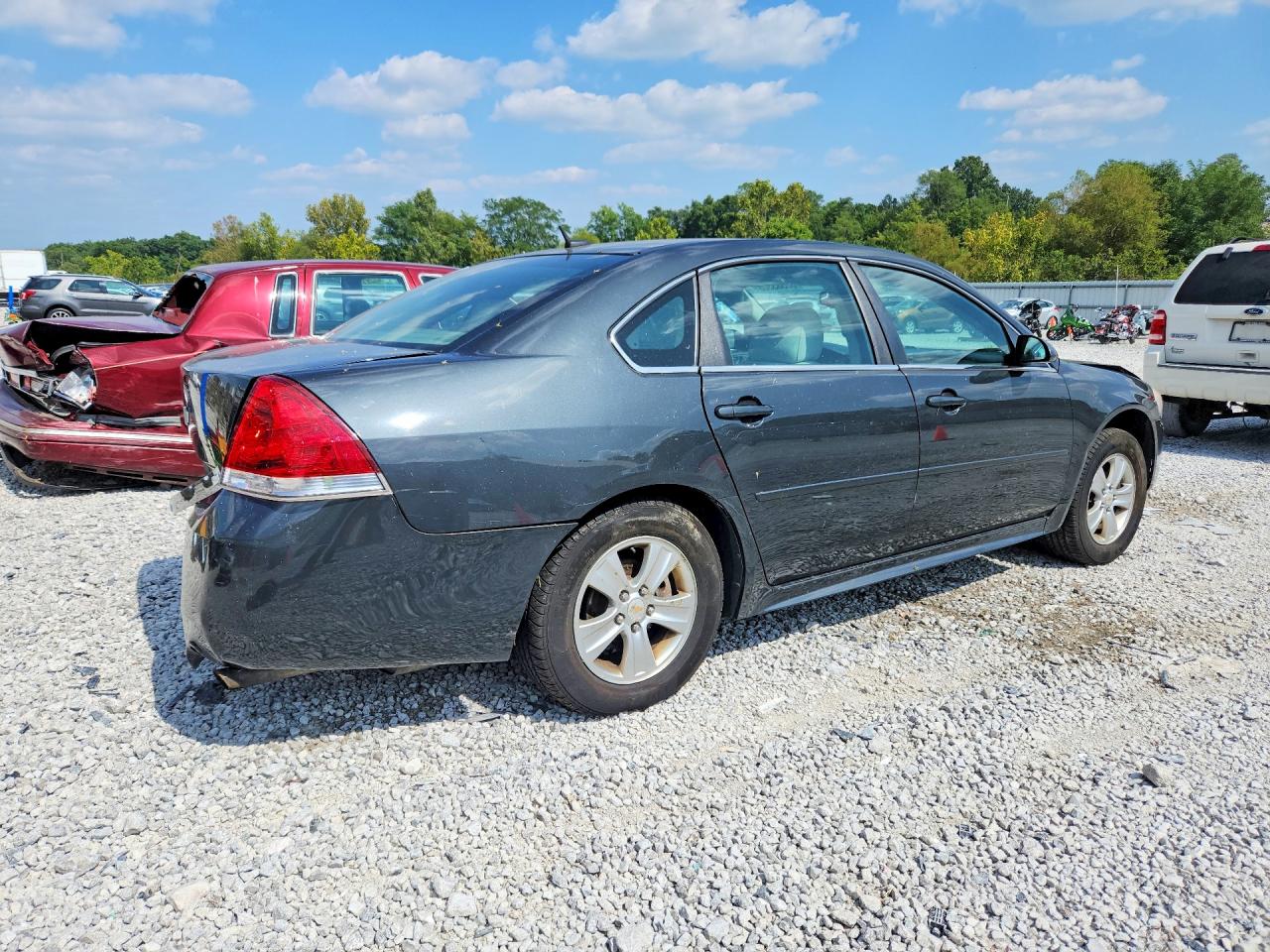2013 Chevrolet Impala Ls Charcoal vin: 2G1WF5E36D1247860