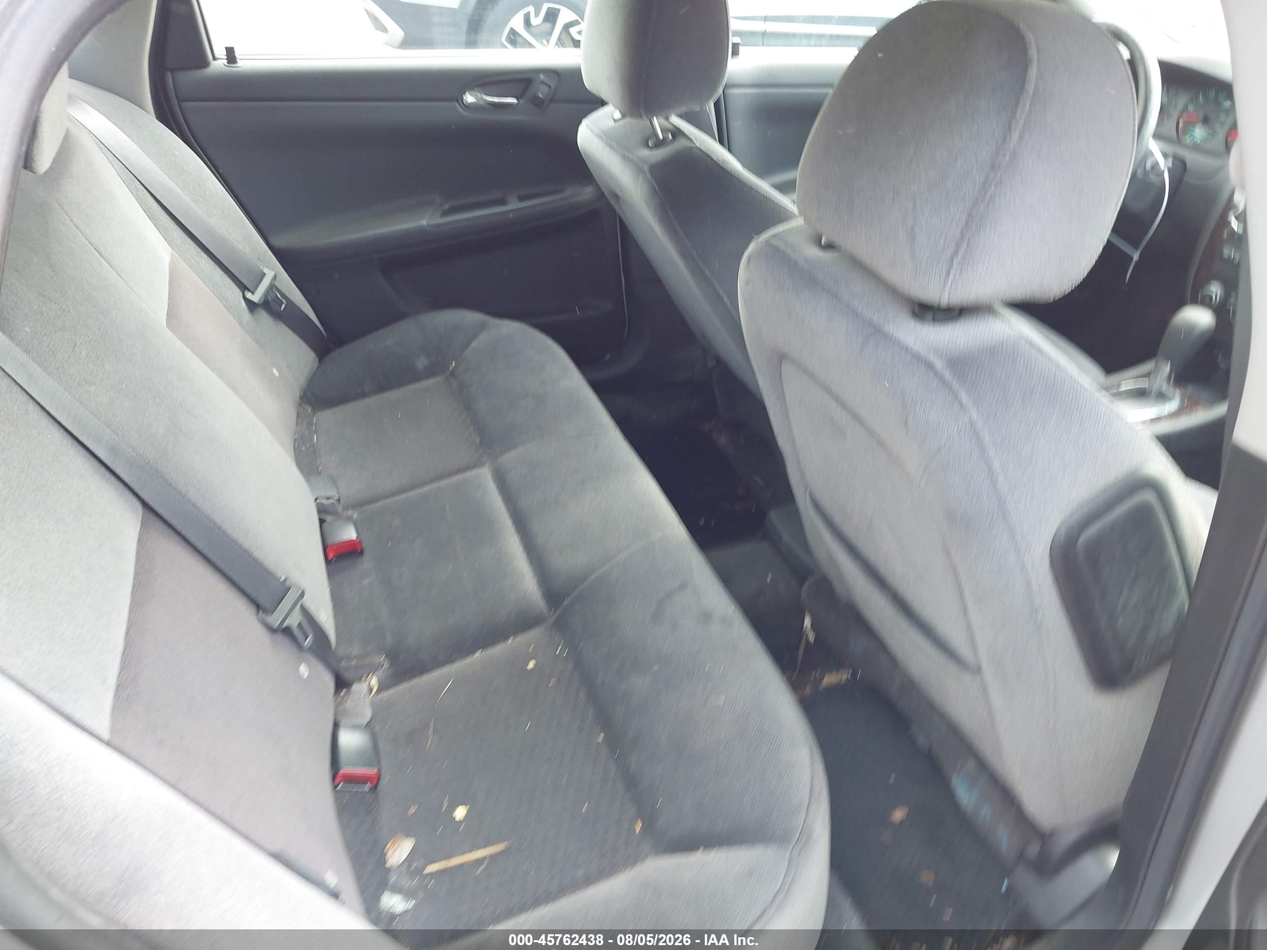 2012 Chevrolet Impala Ls Gray vin: 2G1WF5E37C1143621