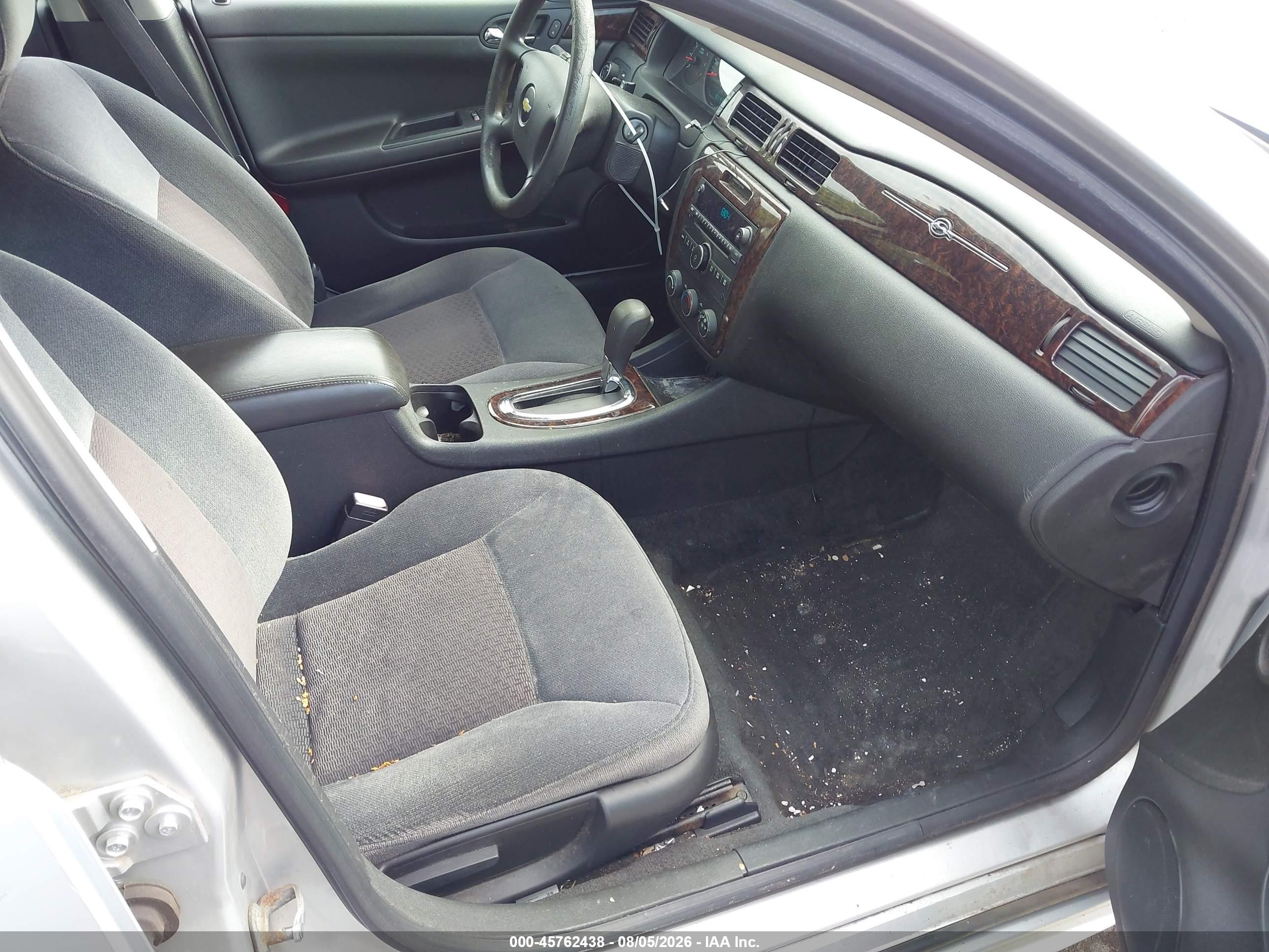 2012 Chevrolet Impala Ls Gray vin: 2G1WF5E37C1143621