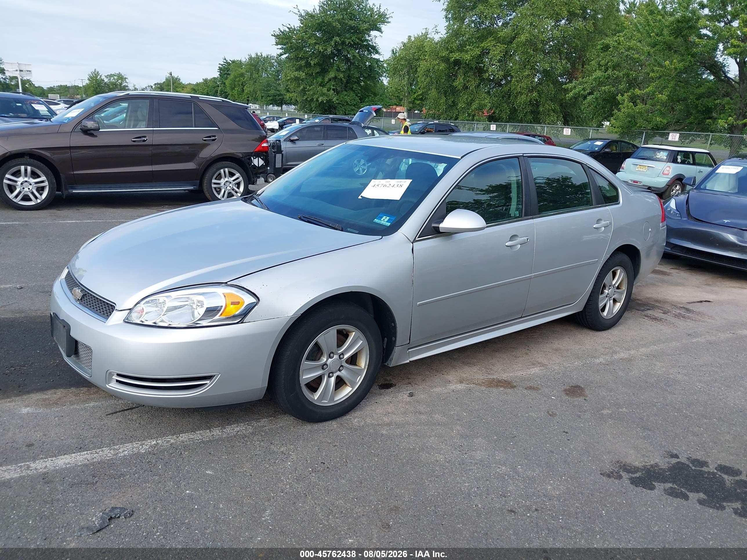 2012 Chevrolet Impala Ls Gray vin: 2G1WF5E37C1143621