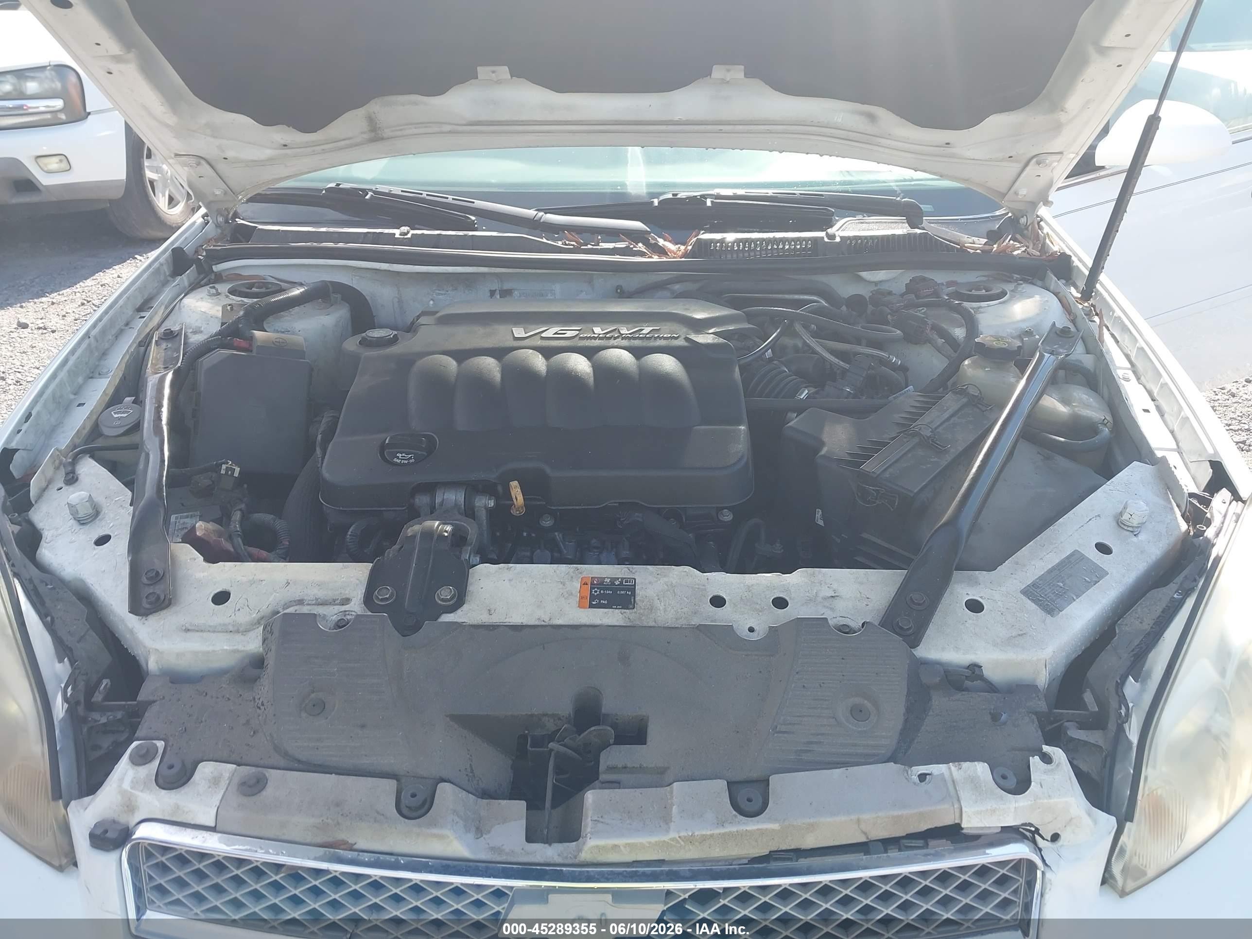 2012 Chevrolet Impala Ls White vin: 2G1WF5E37C1156918