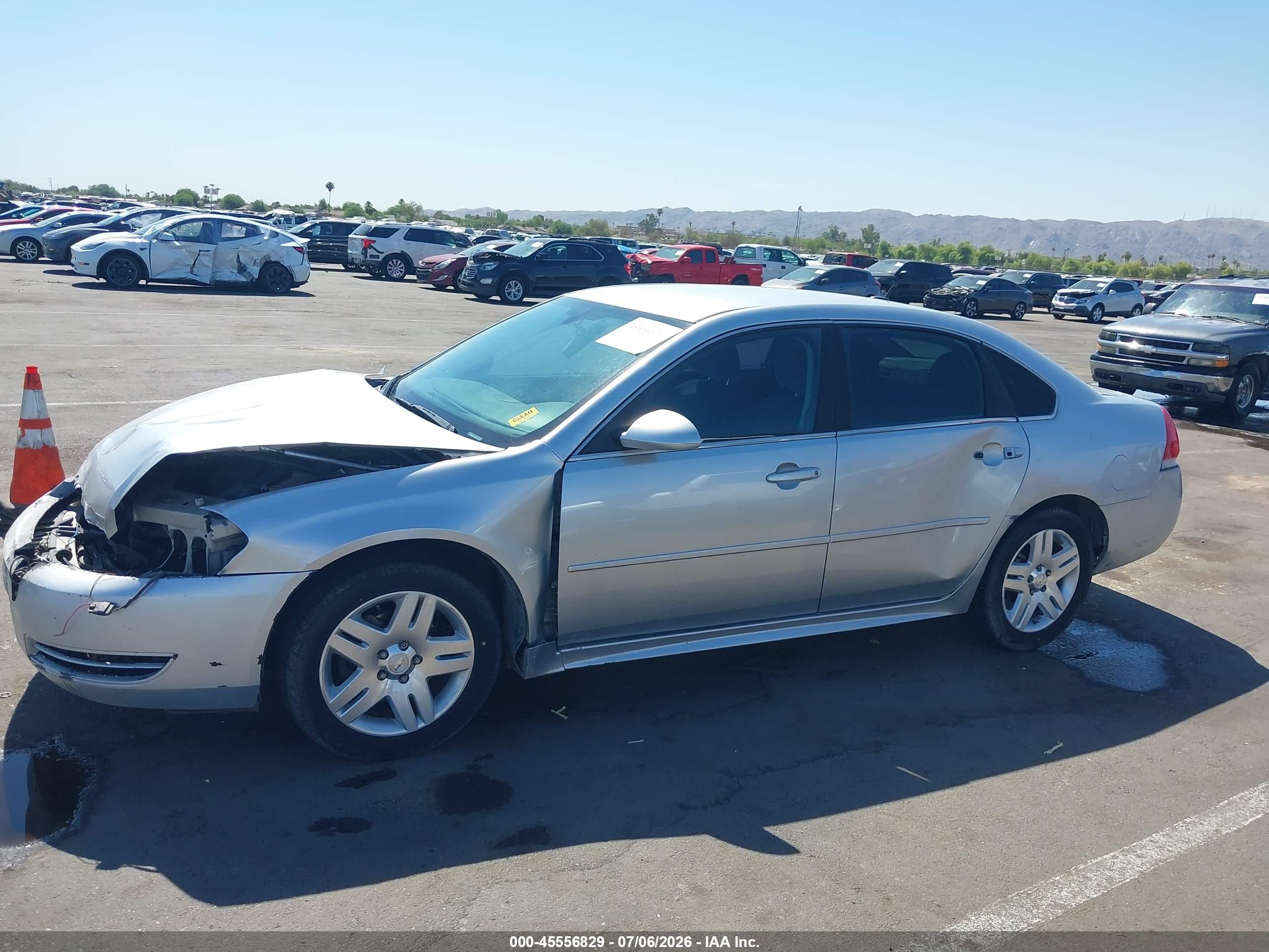 2013 Chevrolet Impala Ls Silver vin: 2G1WF5E37D1151977