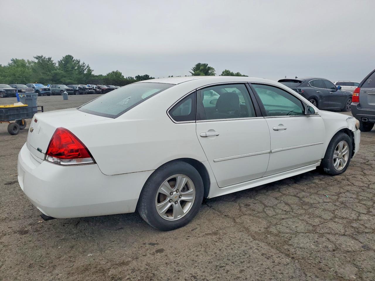 2013 Chevrolet Impala Ls White vin: 2G1WF5E37D1254168