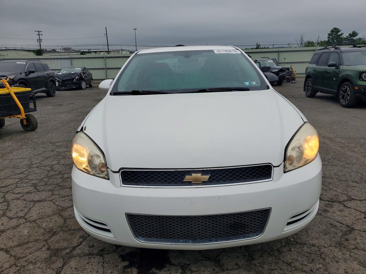 2013 Chevrolet Impala Ls White vin: 2G1WF5E37D1254168