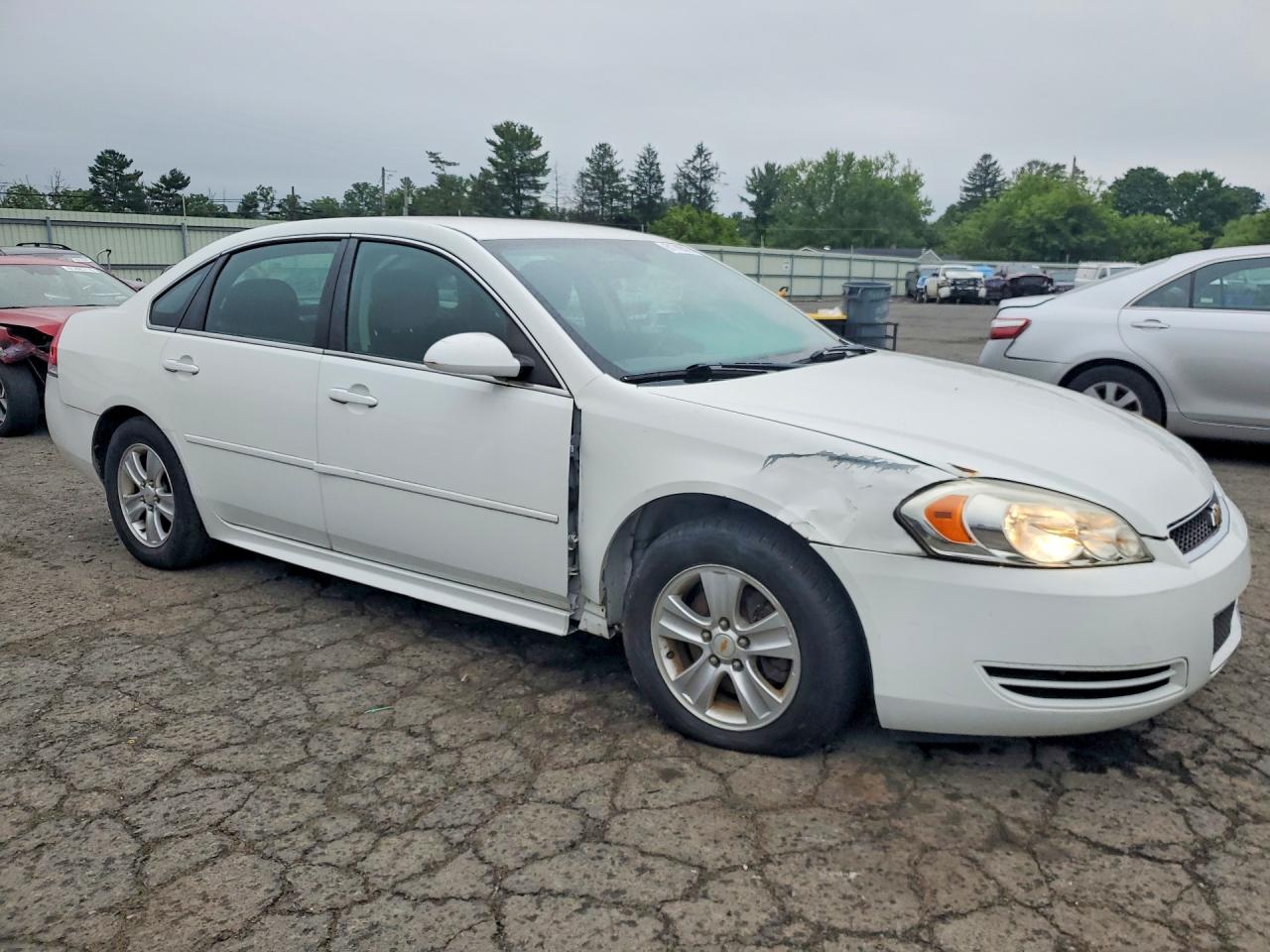 2013 Chevrolet Impala Ls White vin: 2G1WF5E37D1254168