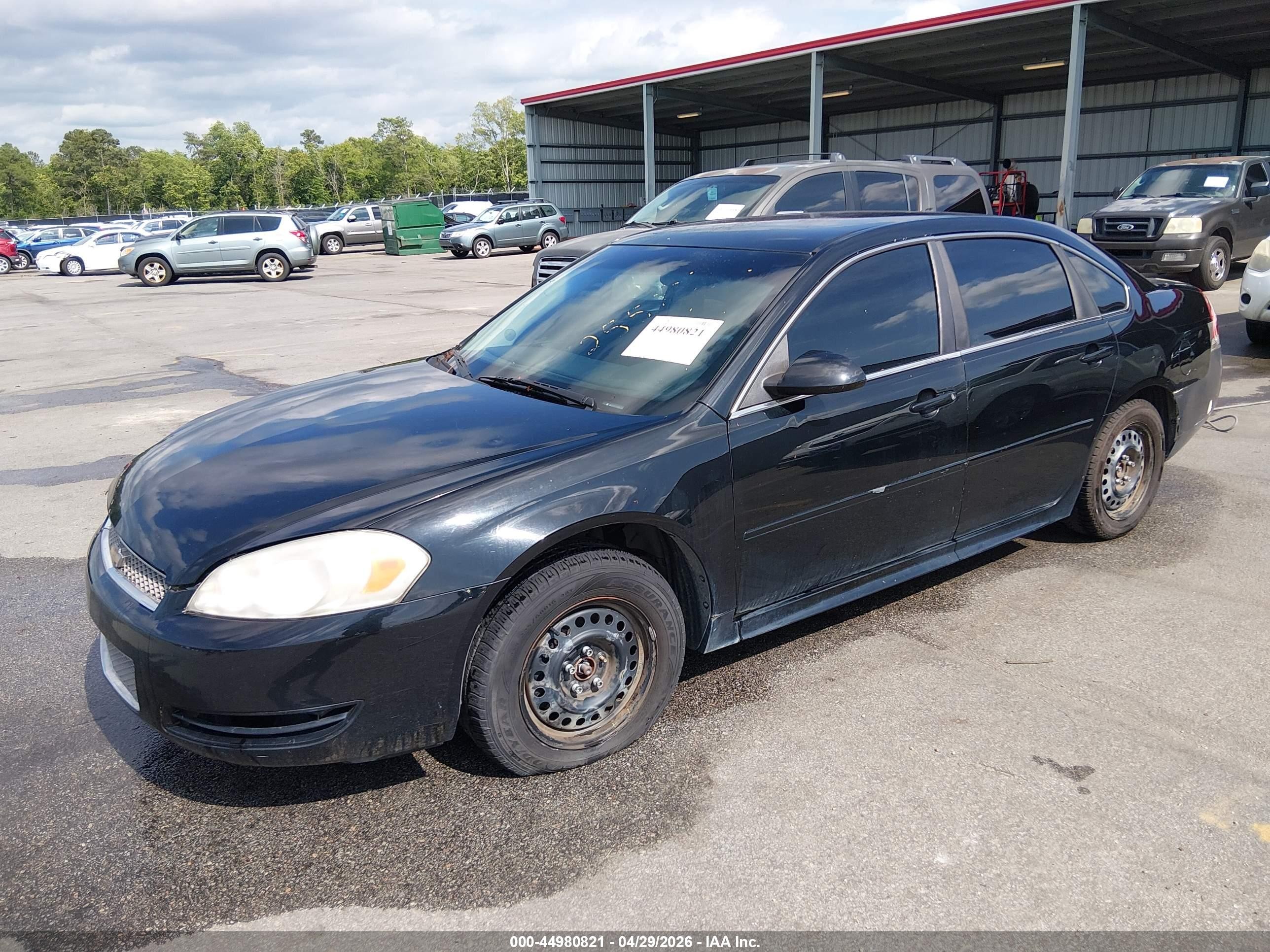 2013 Chevrolet Impala Ls Black vin: 2G1WF5E37D1255837