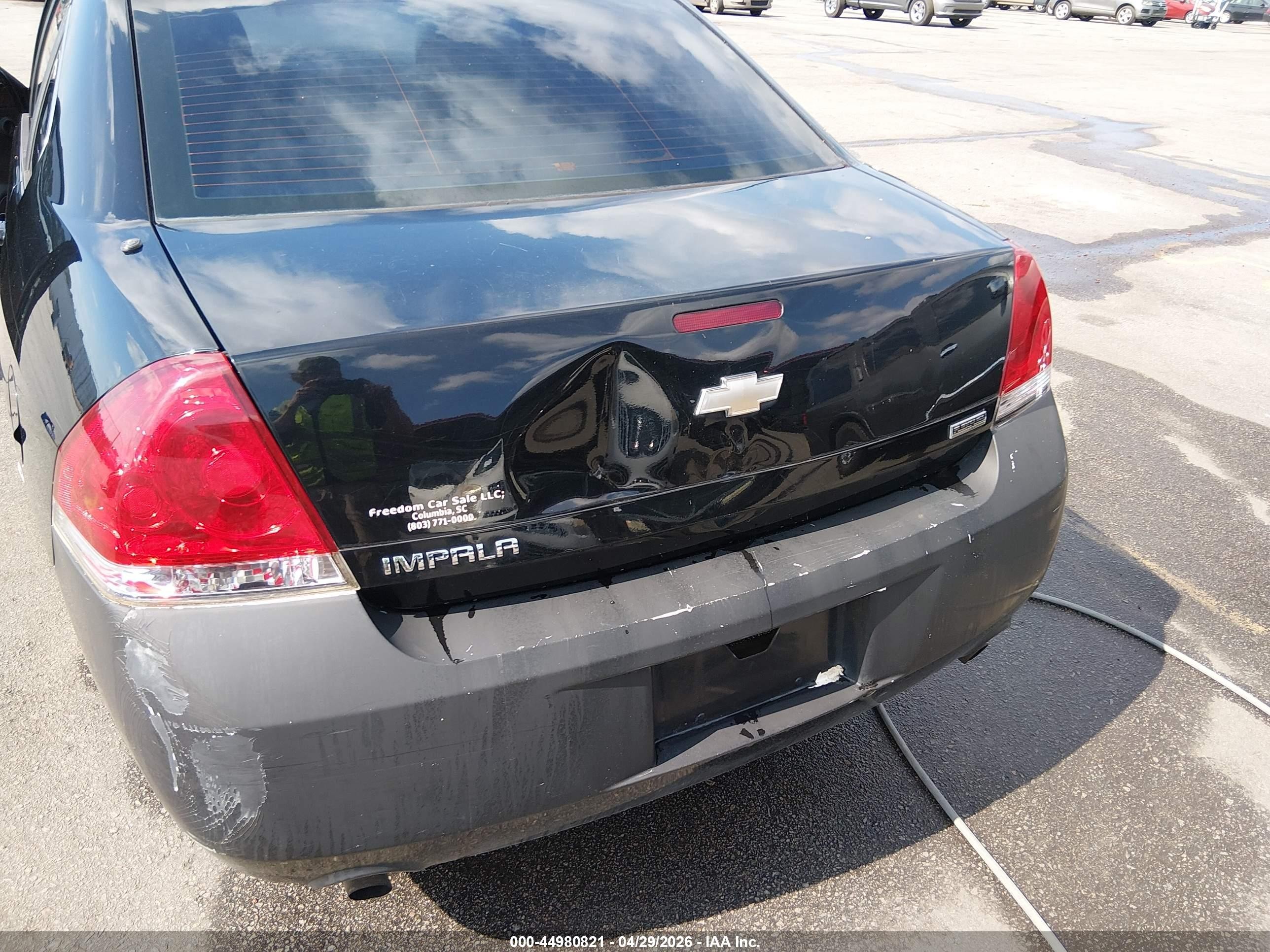 2013 Chevrolet Impala Ls Black vin: 2G1WF5E37D1255837