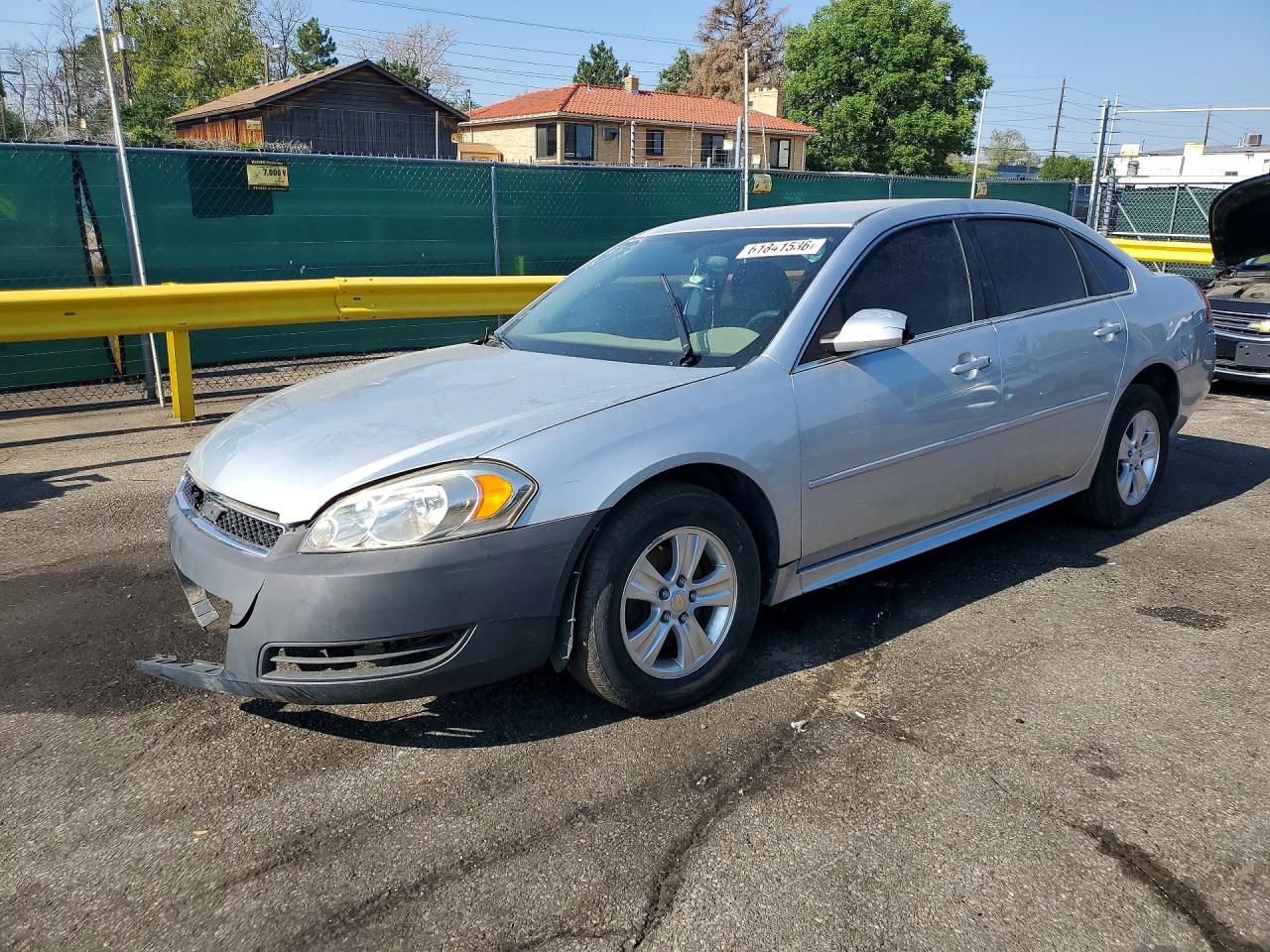 2013 Chevrolet Impala Ls Silver vin: 2G1WF5E37D1262089