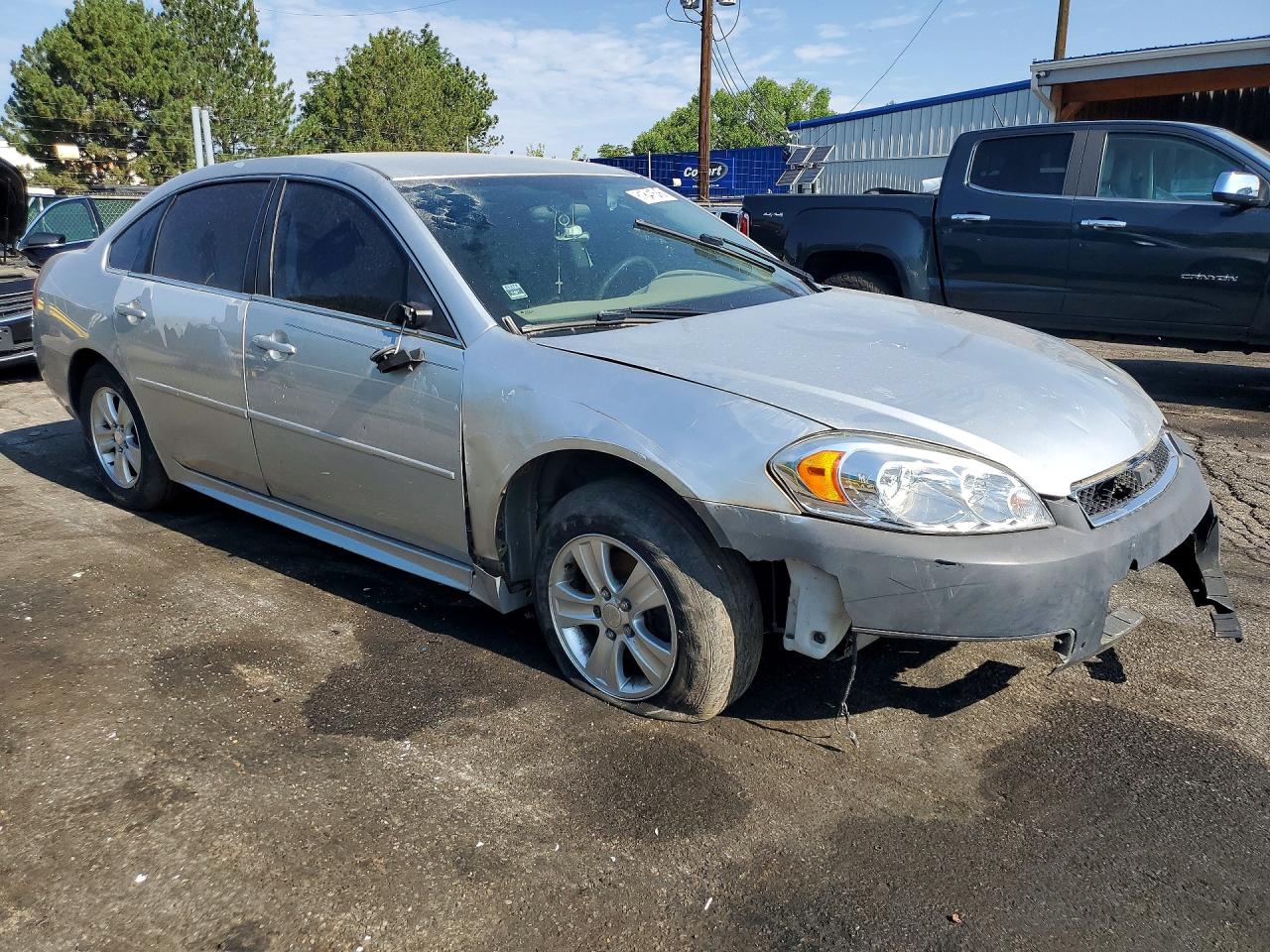 2013 Chevrolet Impala Ls Silver vin: 2G1WF5E37D1262089