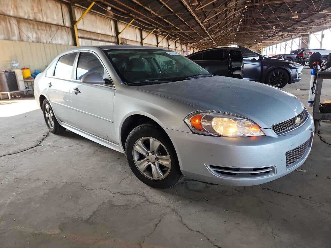 2012 Chevrolet Impala Ls Silver vin: 2G1WF5E38C1232338