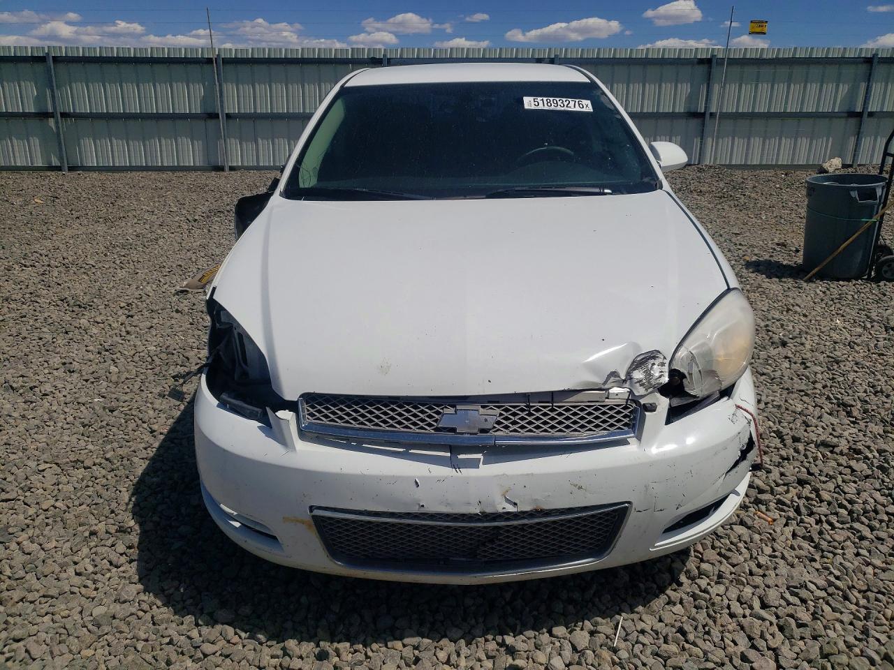 2013 Chevrolet Impala Ls White vin: 2G1WF5E38D1126022