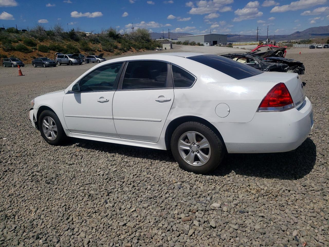 2013 Chevrolet Impala Ls White vin: 2G1WF5E38D1126022