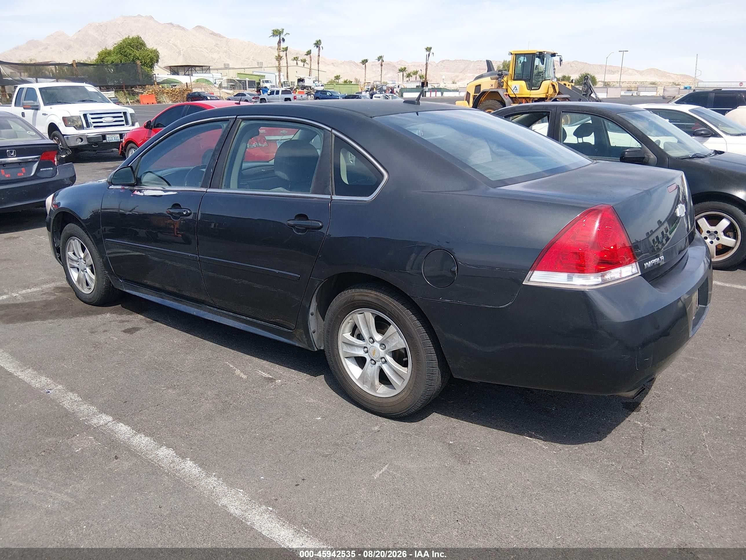 2013 Chevrolet Impala Ls Black vin: 2G1WF5E38D1149235