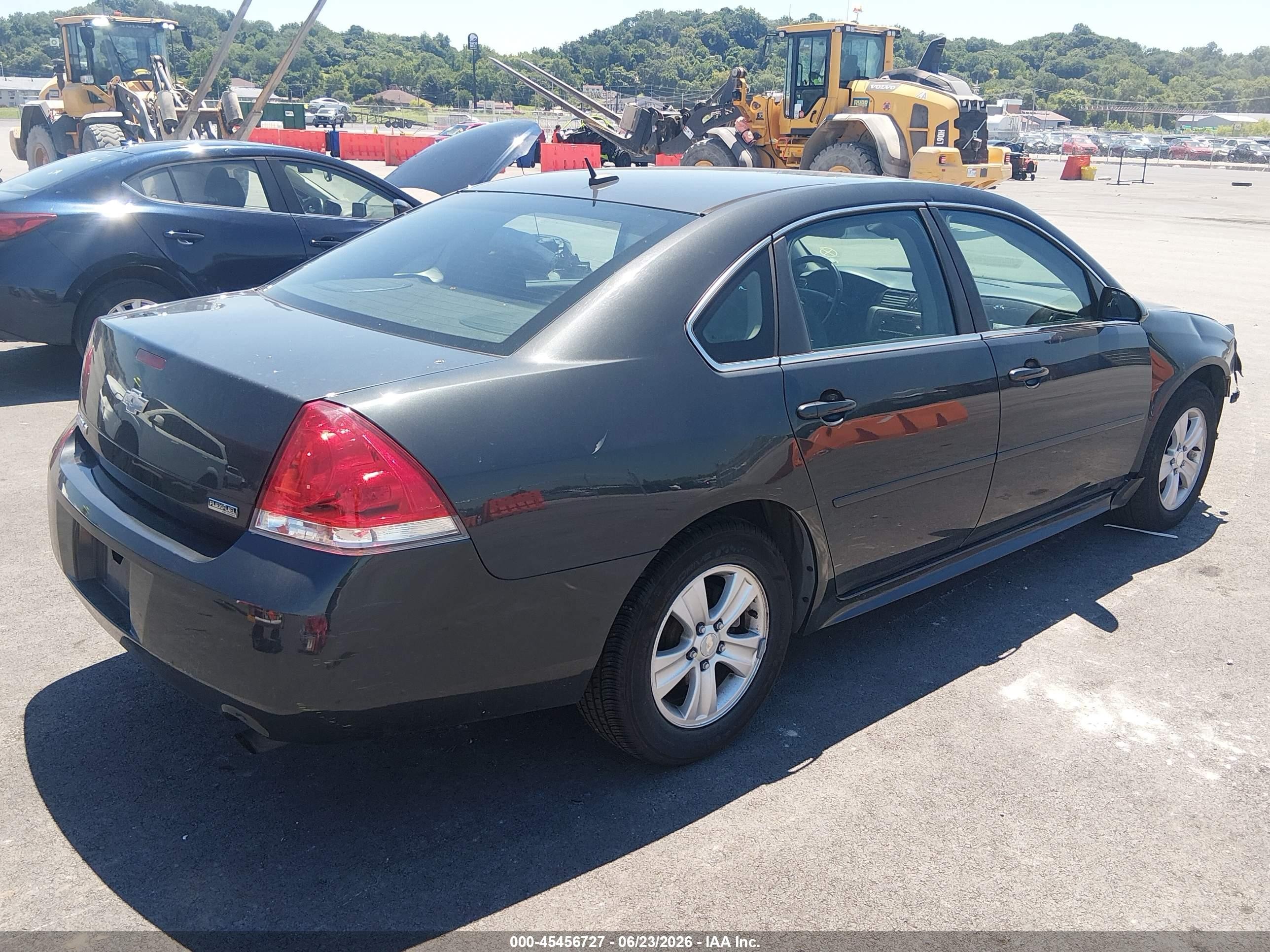 2013 Chevrolet Impala Ls Gray vin: 2G1WF5E38D1191193