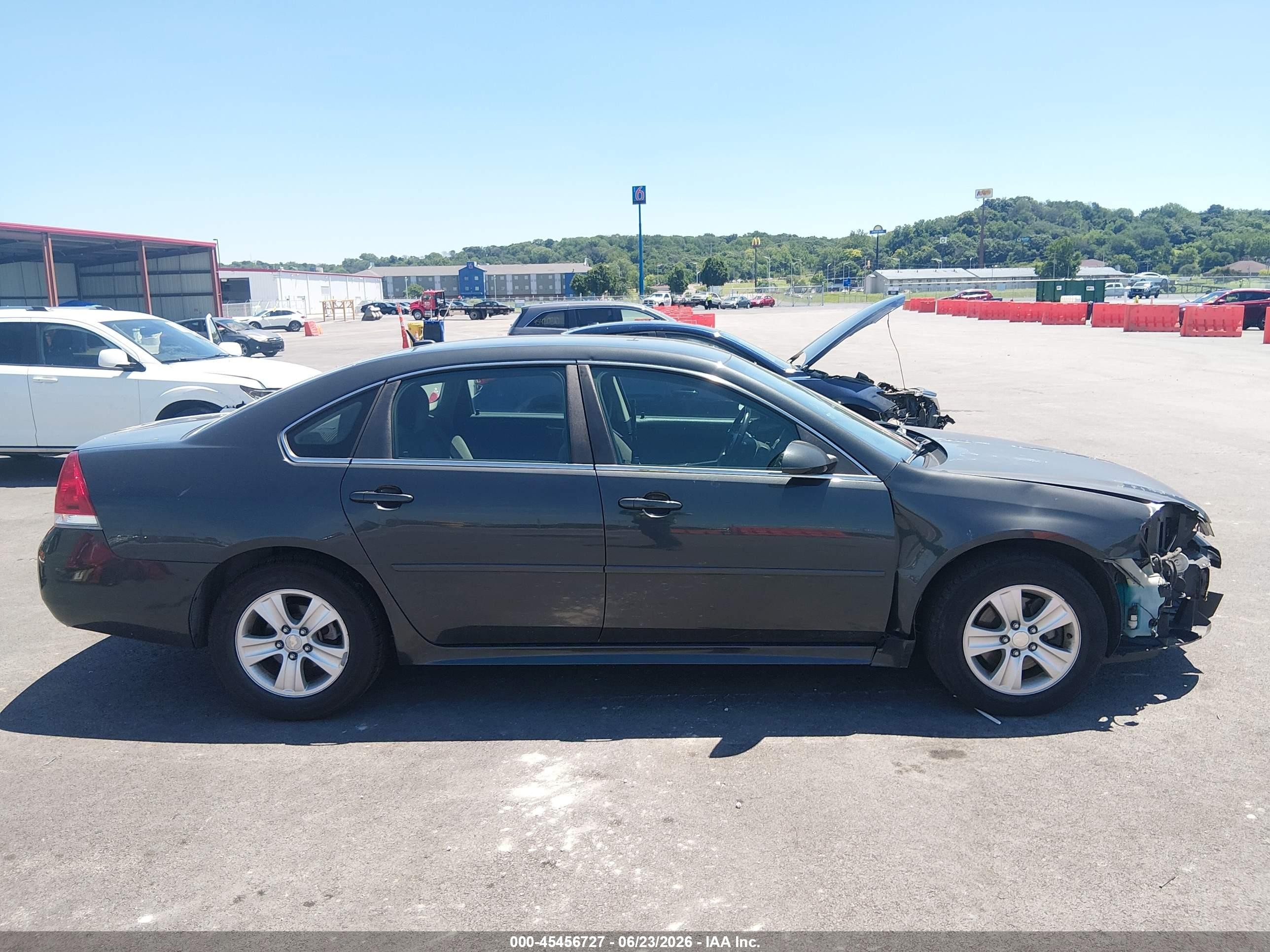 2013 Chevrolet Impala Ls Gray vin: 2G1WF5E38D1191193