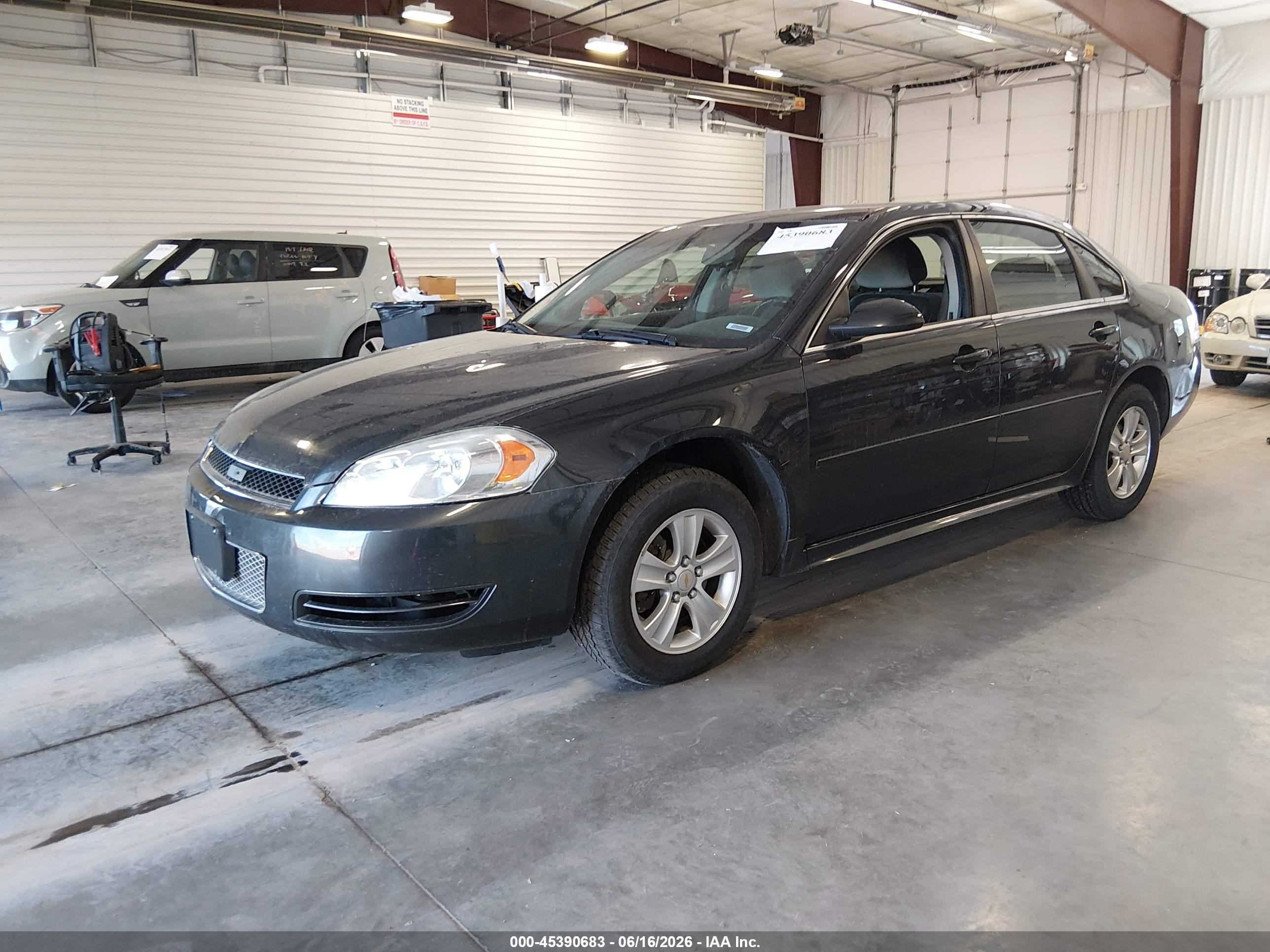 2013 Chevrolet Impala Ls Black vin: 2G1WF5E38D1223978