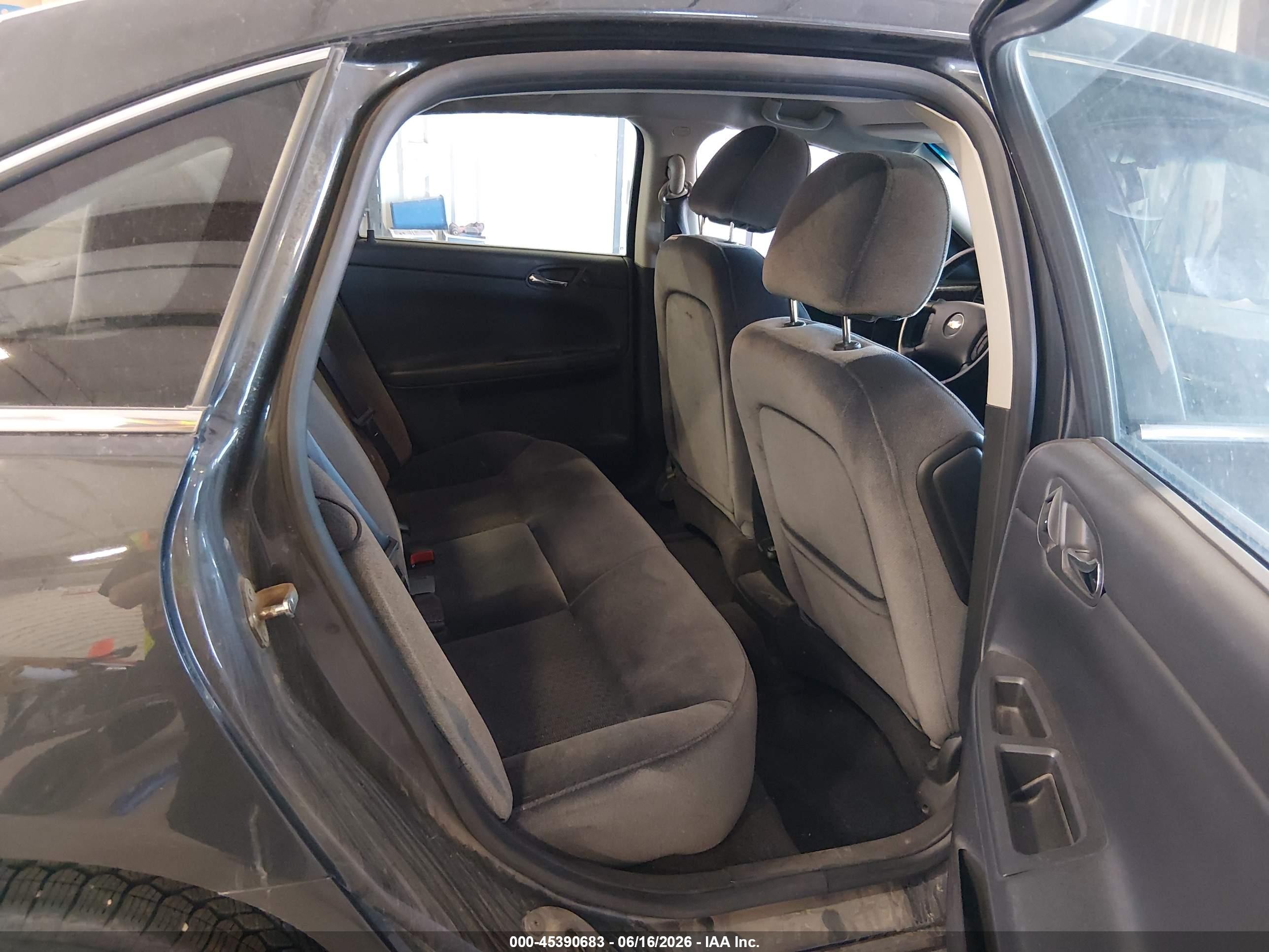 2013 Chevrolet Impala Ls Black vin: 2G1WF5E38D1223978