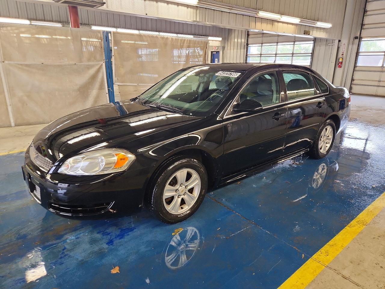 2013 Chevrolet Impala Ls Black vin: 2G1WF5E38D1225424