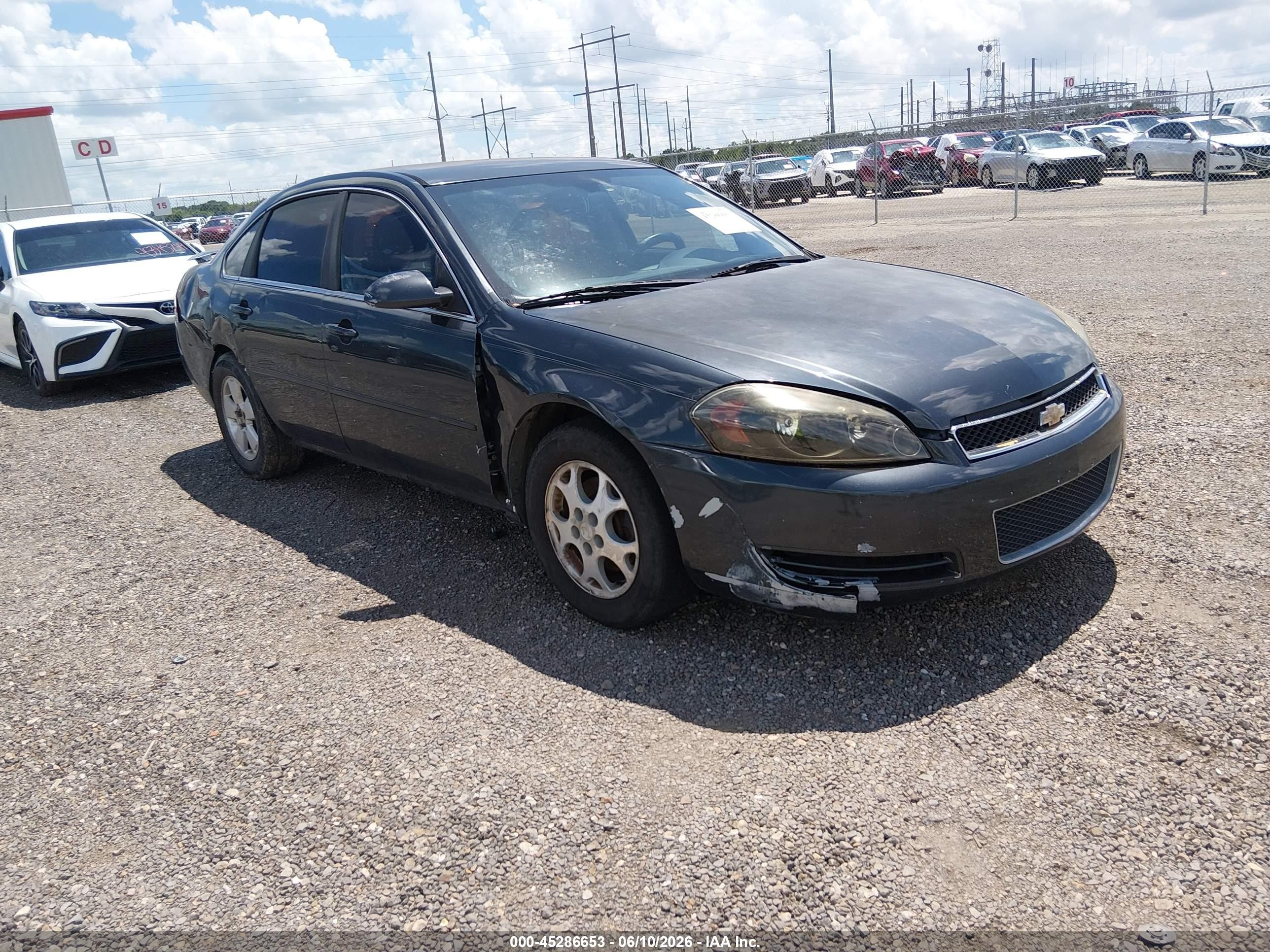 2013 Chevrolet Impala Ls Gray vin: 2G1WF5E38D1226072