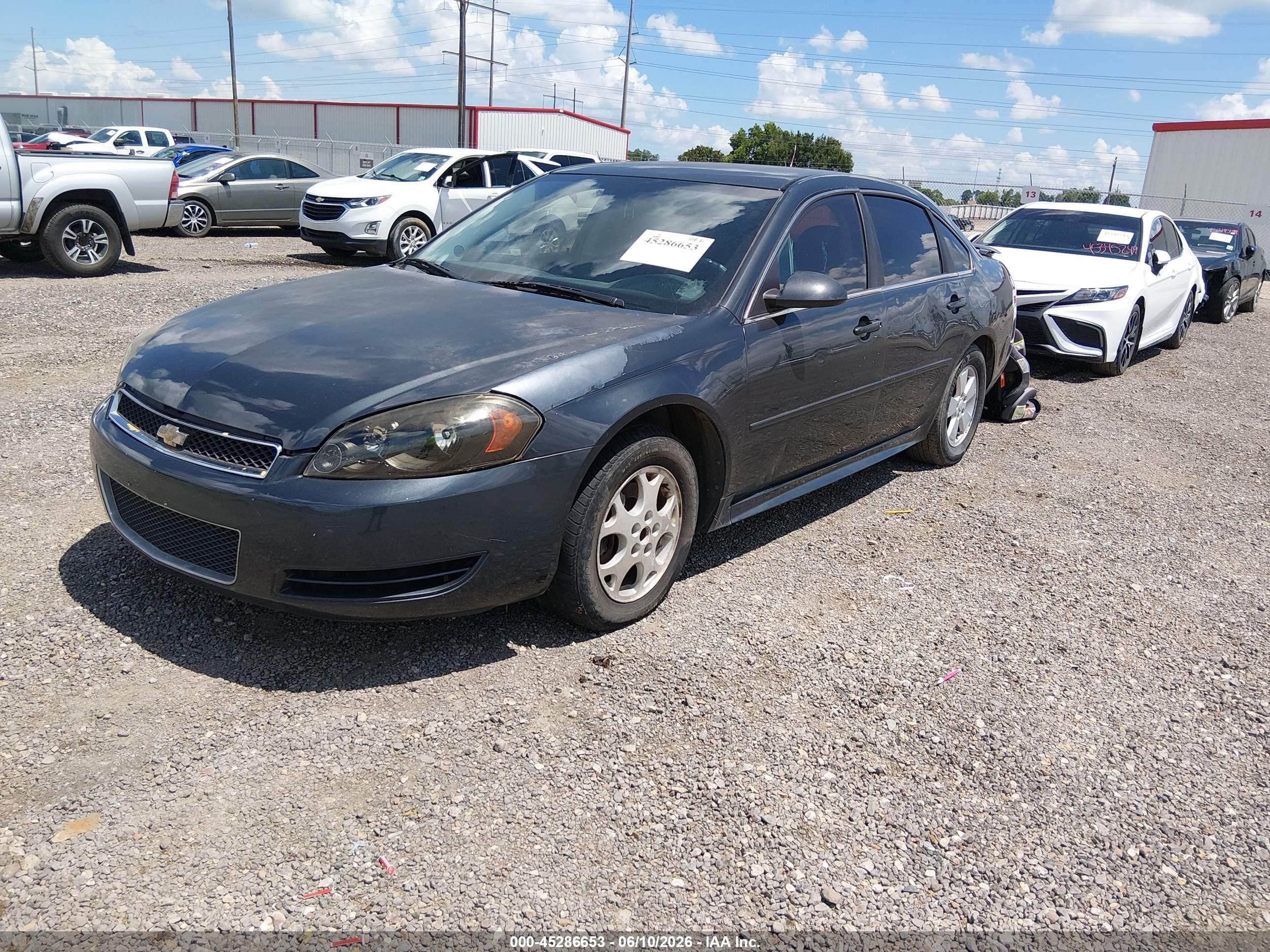 2013 Chevrolet Impala Ls Gray vin: 2G1WF5E38D1226072