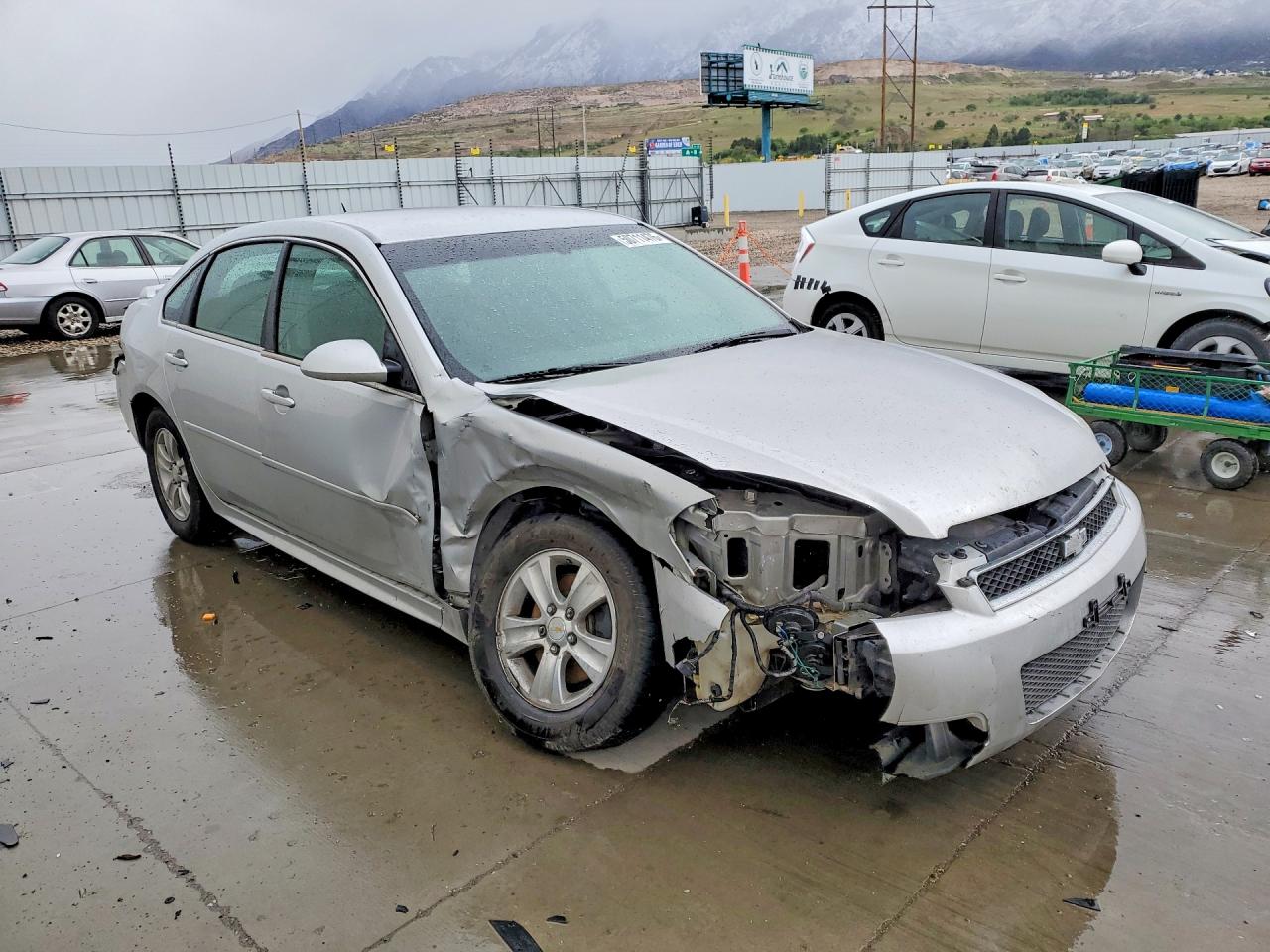 2013 Chevrolet Impala Ls Silver vin: 2G1WF5E38D1252218