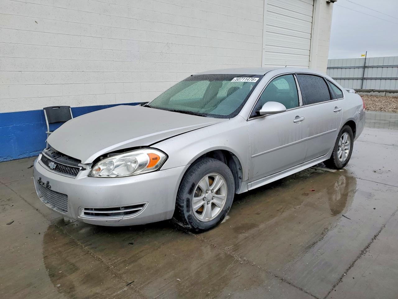 2013 Chevrolet Impala Ls Silver vin: 2G1WF5E38D1252218