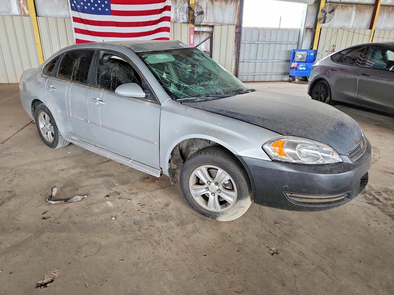 2012 Chevrolet Impala Ls Silver vin: 2G1WF5E39C1204547