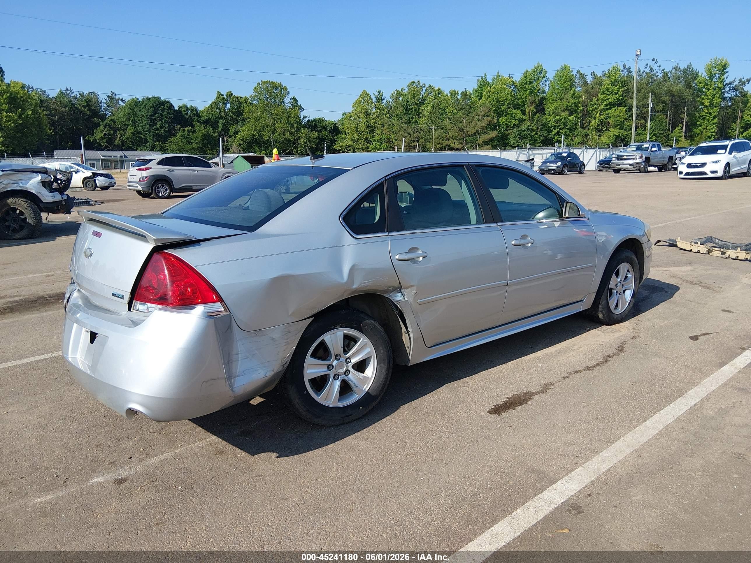 2013 Chevrolet Impala Ls Silver vin: 2G1WF5E39D1121461