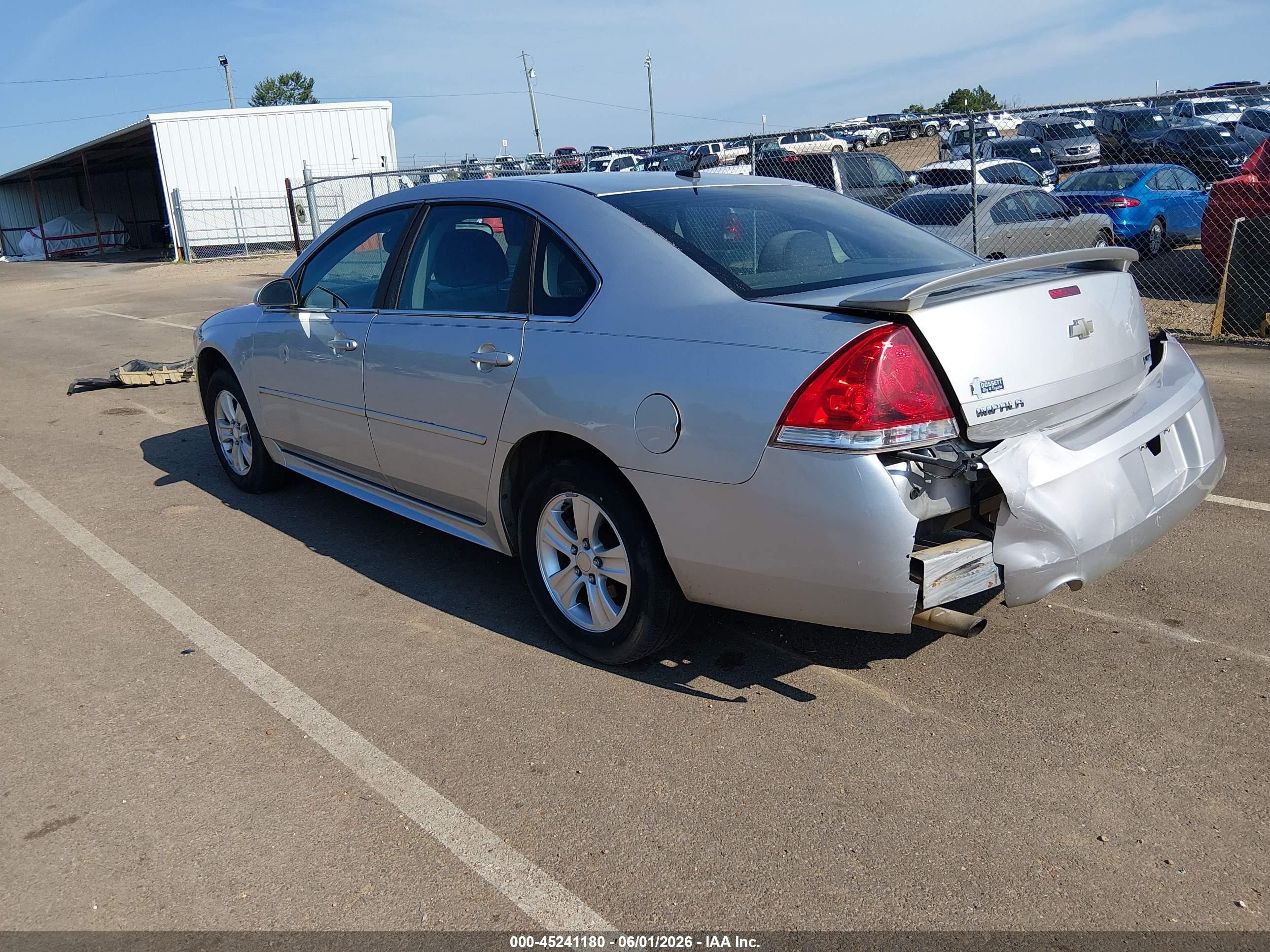 2013 Chevrolet Impala Ls Silver vin: 2G1WF5E39D1121461